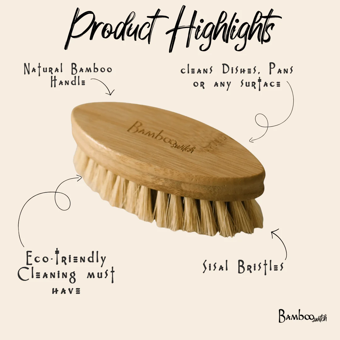 Cleaning Brush - Sisal Bristle - Image 3