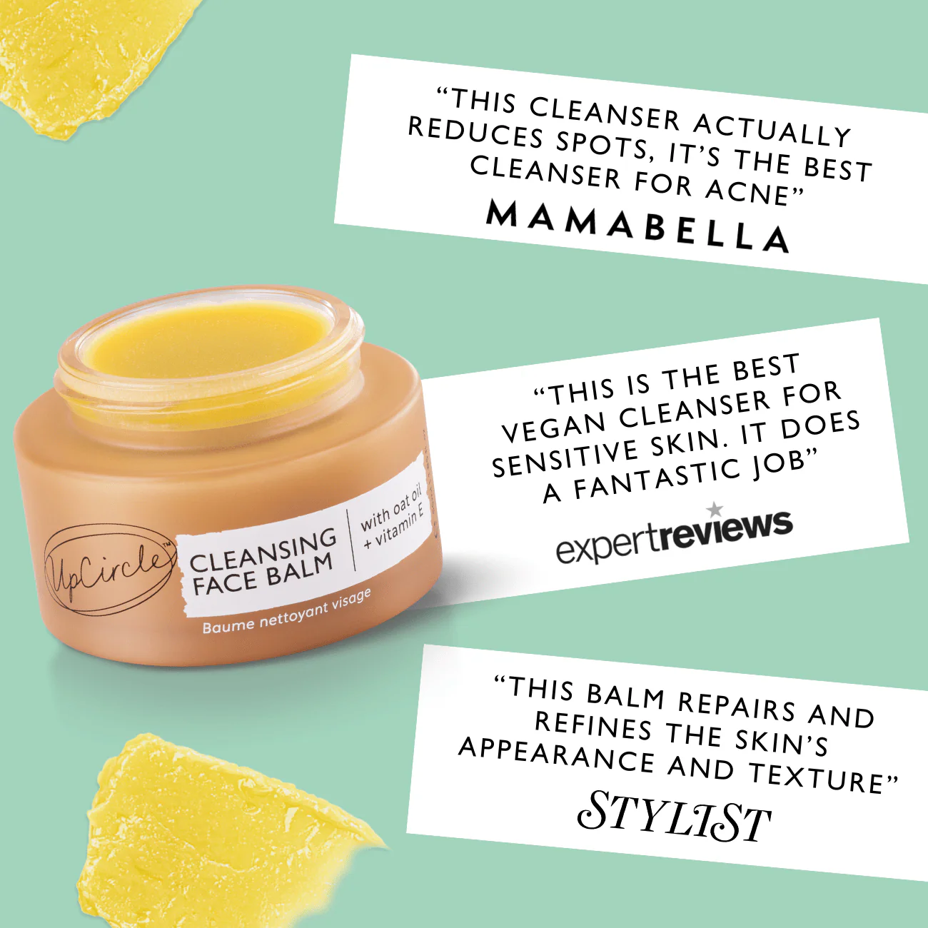 Cleansing Face Balm with Oat Oil + Vitamin E - Image 3