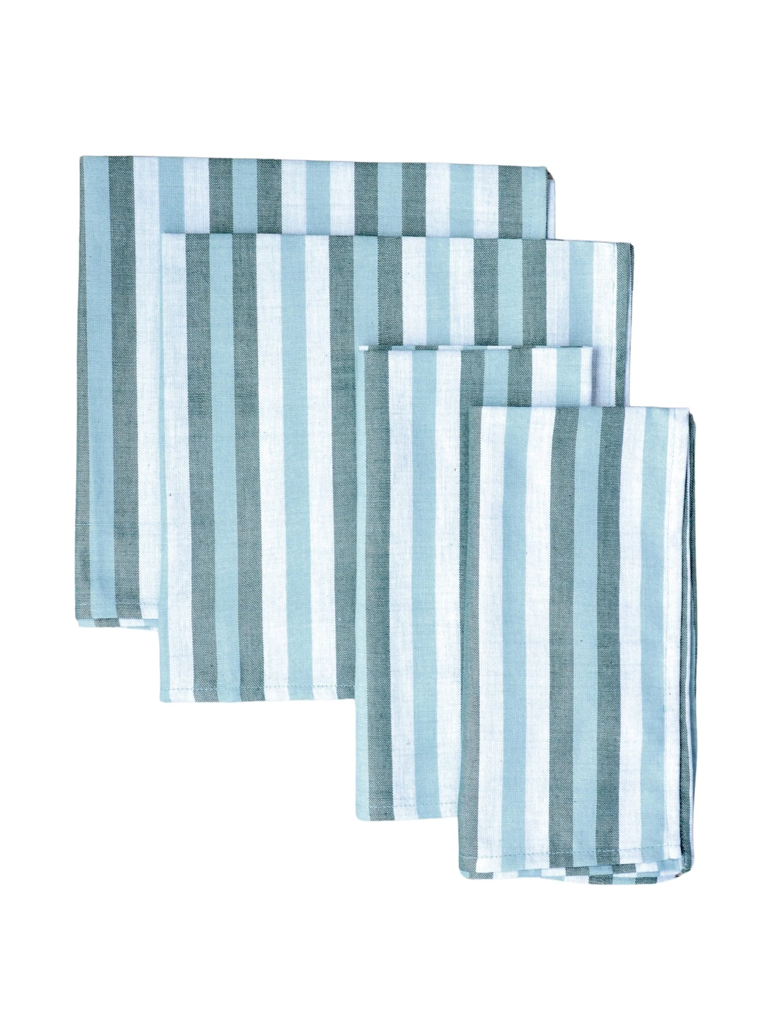 Cloth Napkins- Ocean Stripes- Set of 4 - Image 4