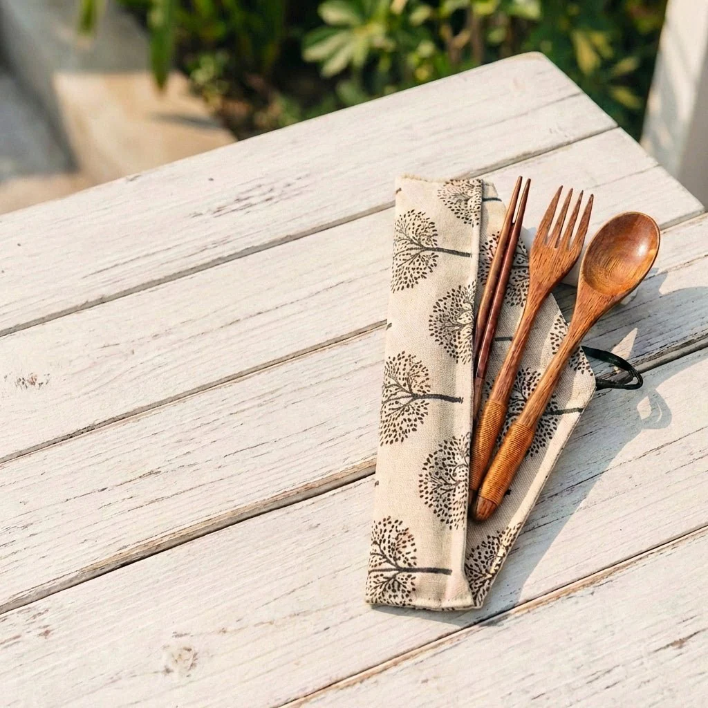 Coconut Flatware Travel Set - Image 3