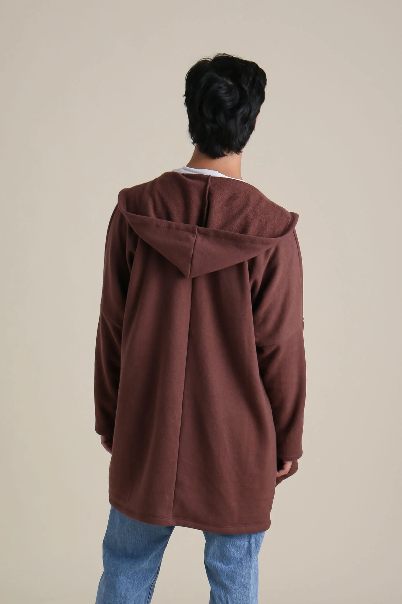 Cocoon Coat in Chestnut - Image 4