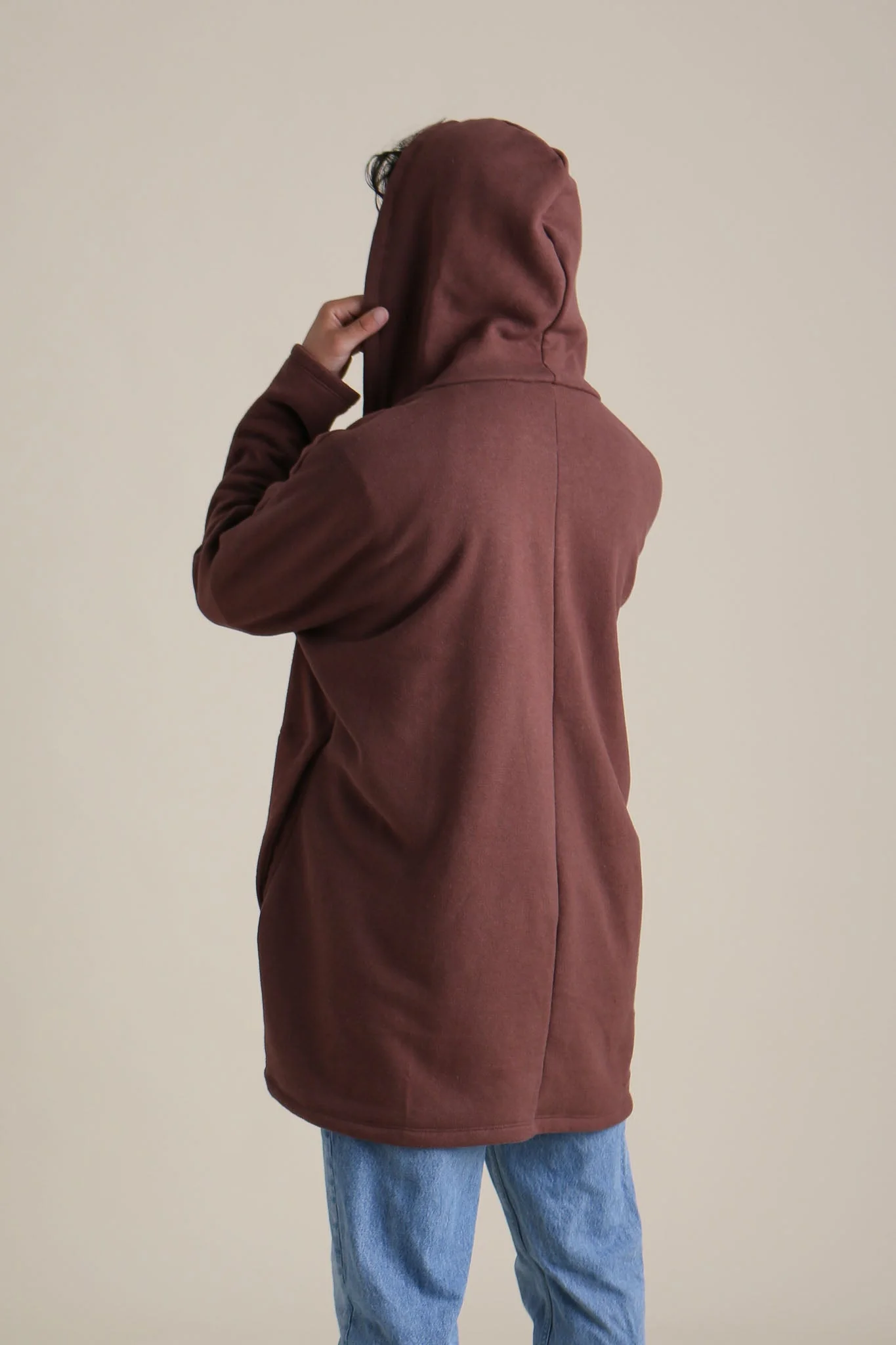 Cocoon Coat in Chestnut - Image 5