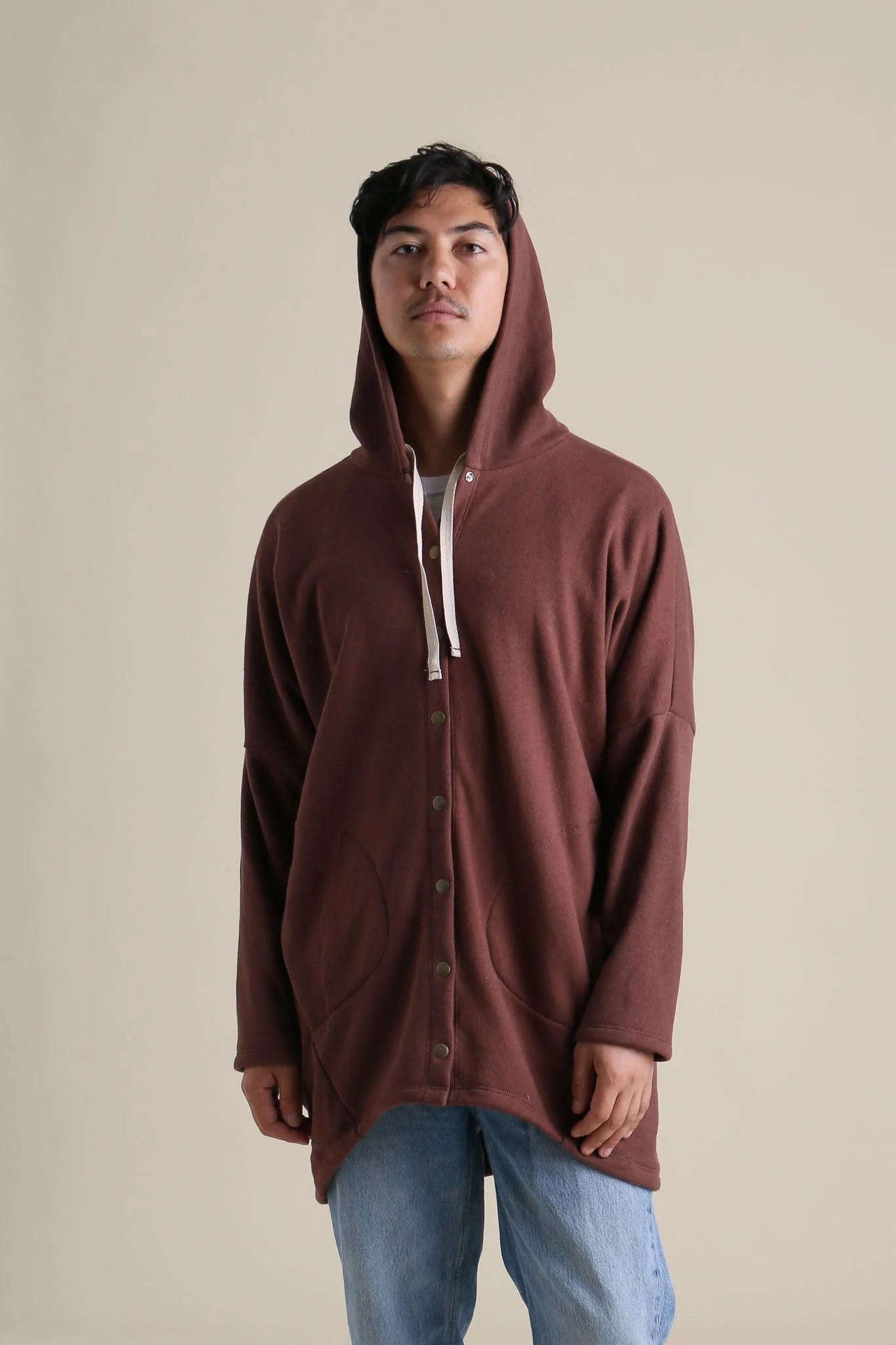 Cocoon Coat in Chestnut - Image 6