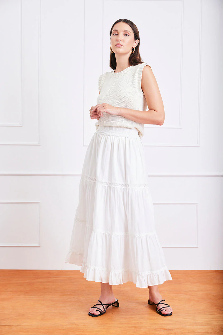 Colette Skirt in Off White - Image 2