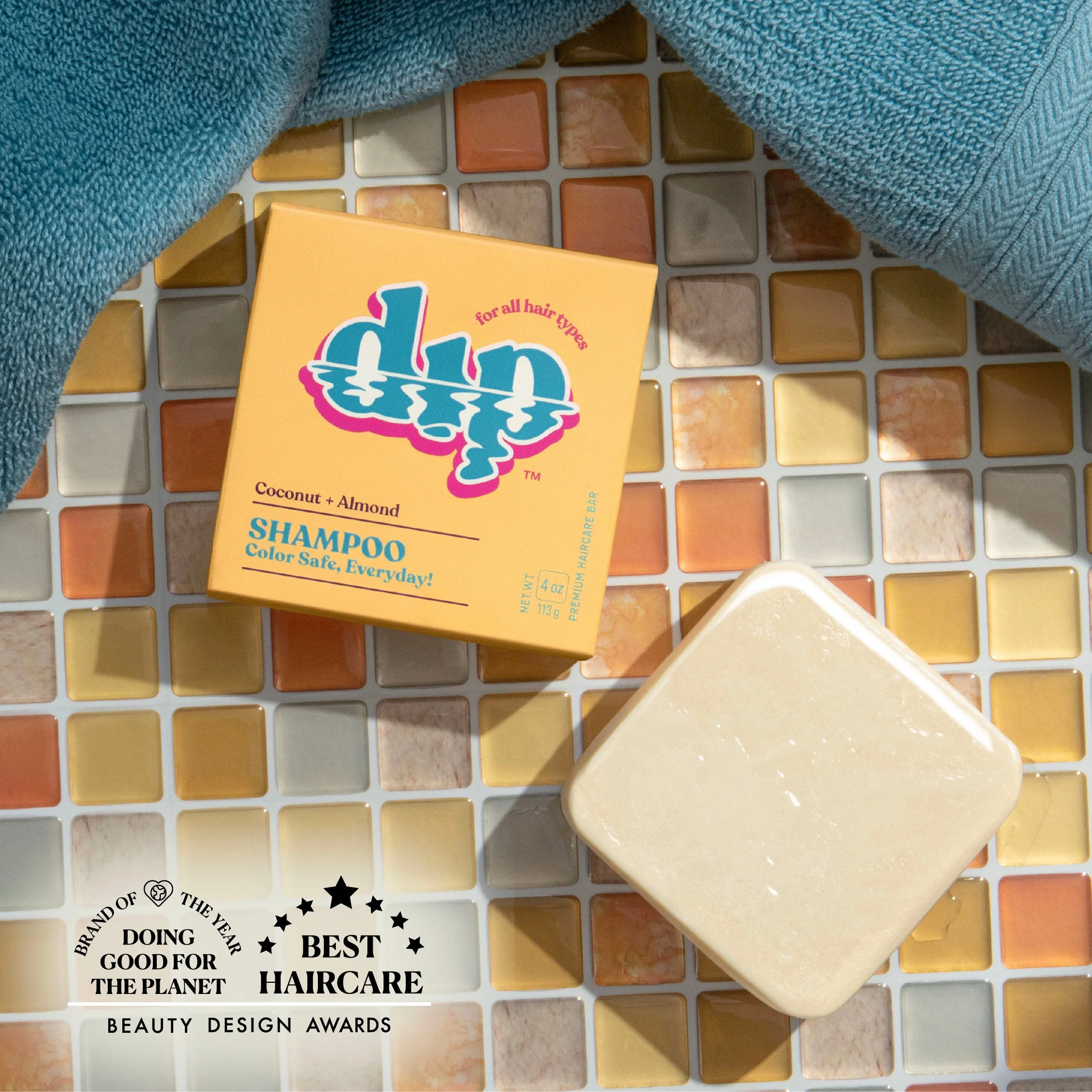 Color Safe Shampoo Bar for Every Day - Coconut & Almond - Image 2