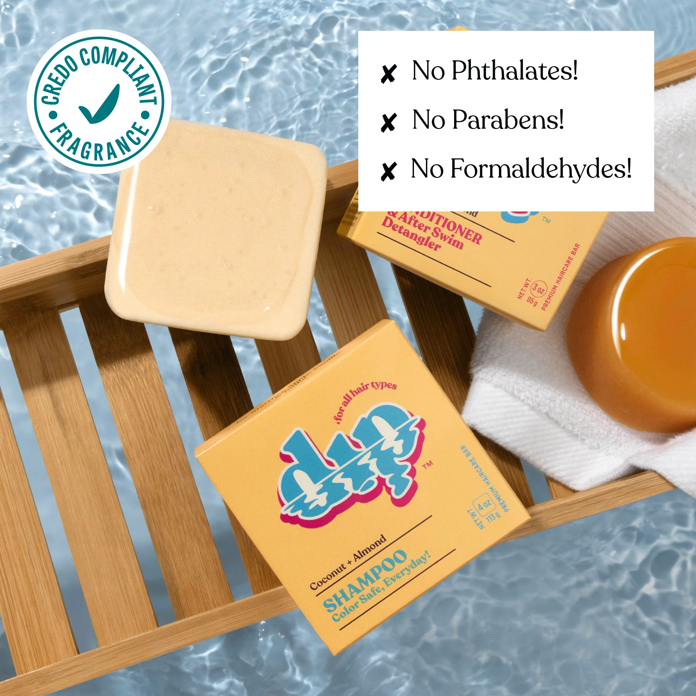 Color Safe Shampoo Bar for Every Day - Coconut & Almond - Image 5