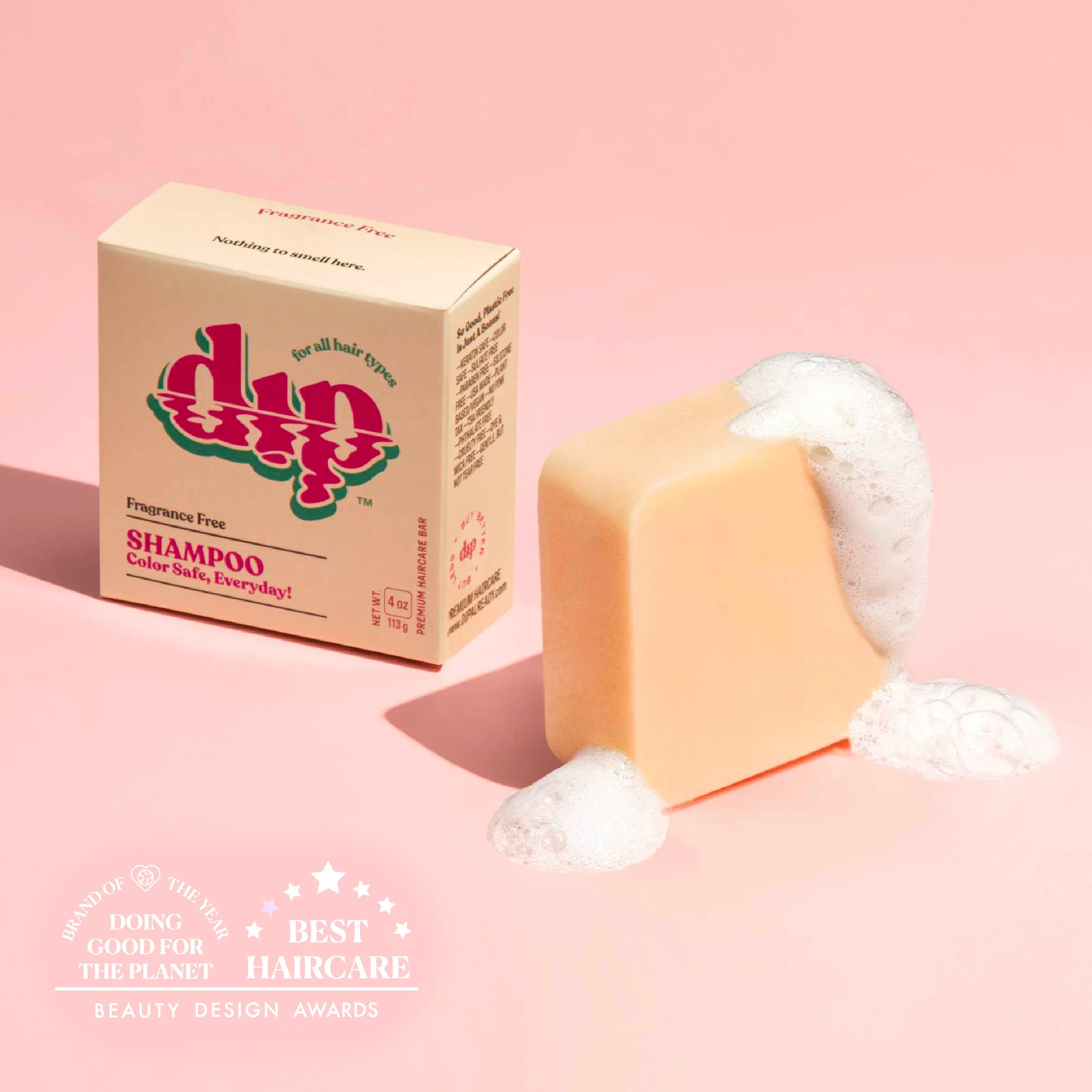 Color Safe Shampoo Bar for Every Day - Fragrance Free - Image 2