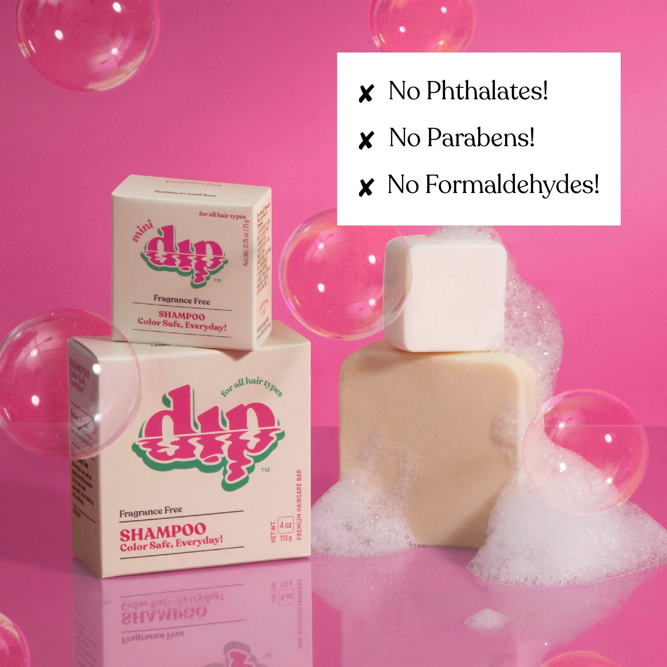Color Safe Shampoo Bar for Every Day - Fragrance Free - Image 5
