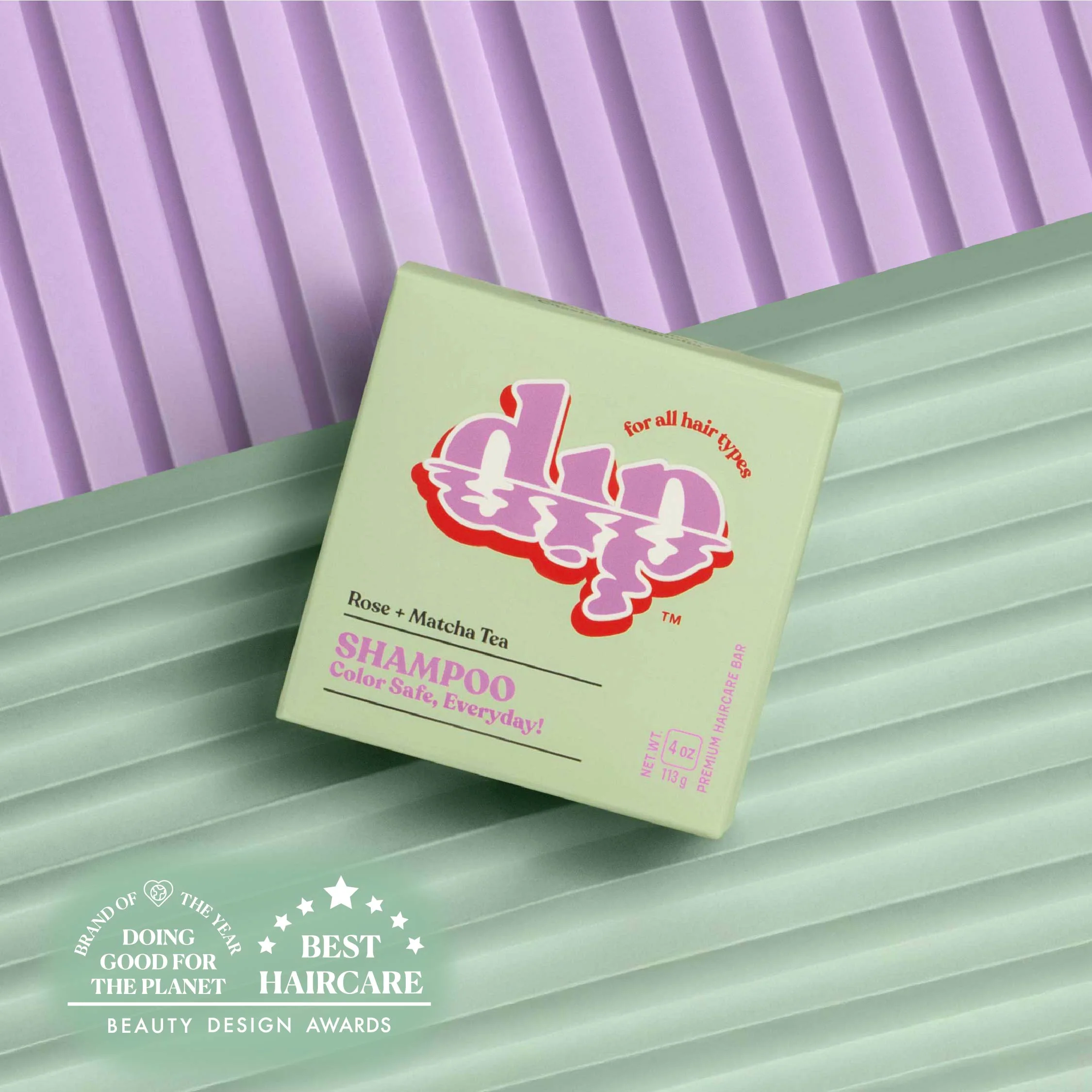 Color Safe Shampoo Bar for Every Day - Rose & Matcha Tea - Image 2