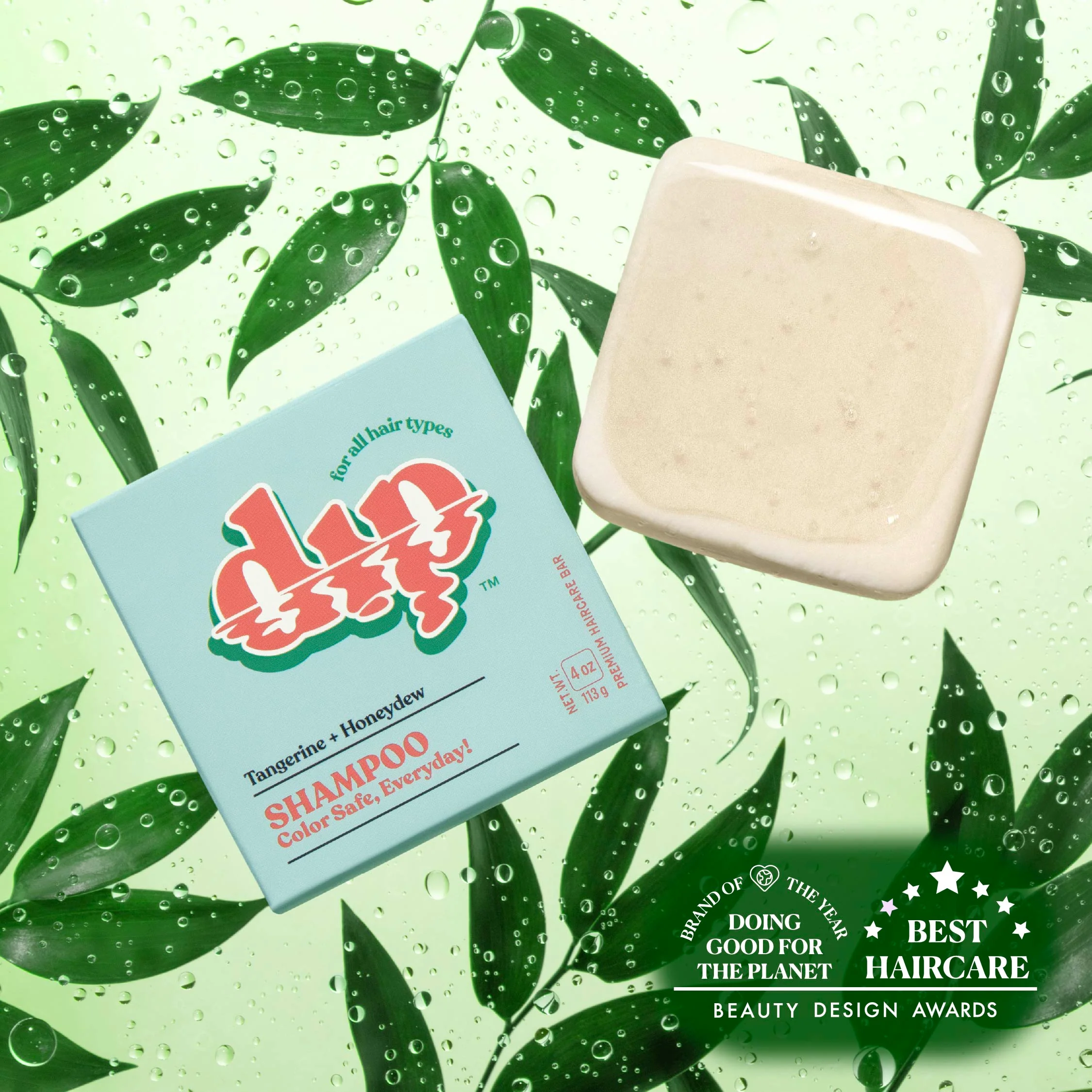 Color Safe Shampoo Bar for Every Day - Tangerine & Honeydew - Image 2