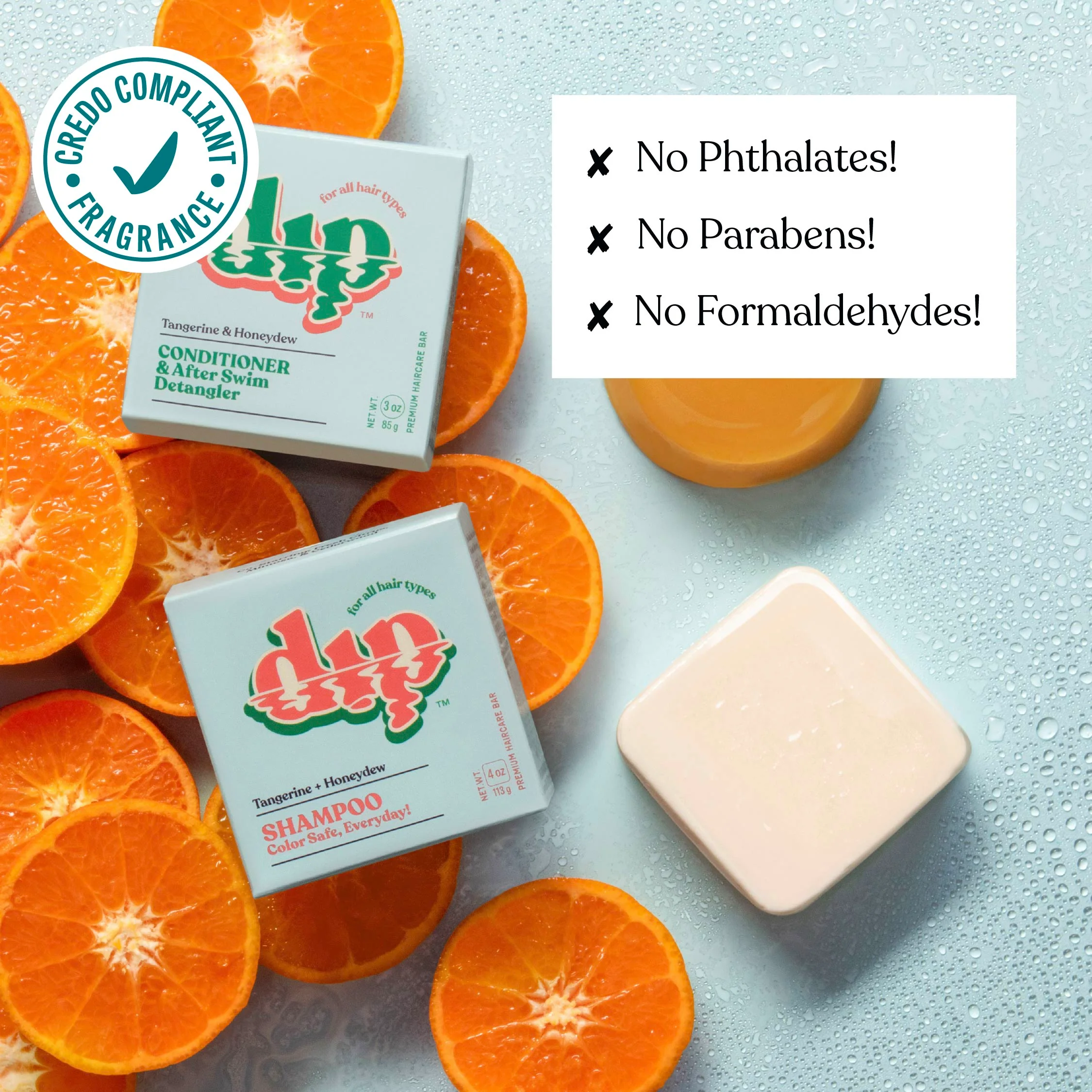 Color Safe Shampoo Bar for Every Day - Tangerine & Honeydew - Image 5
