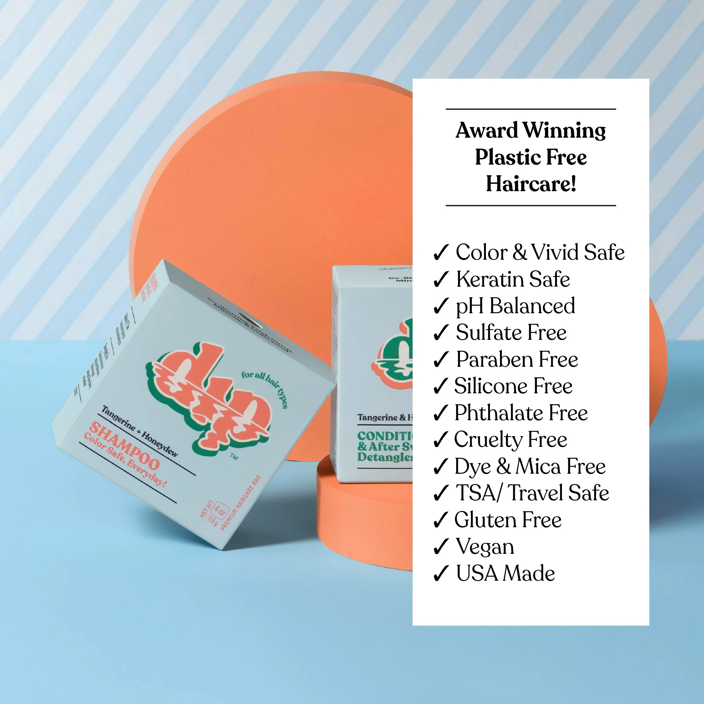 Color Safe Shampoo Bar for Every Day - Tangerine & Honeydew - Image 7