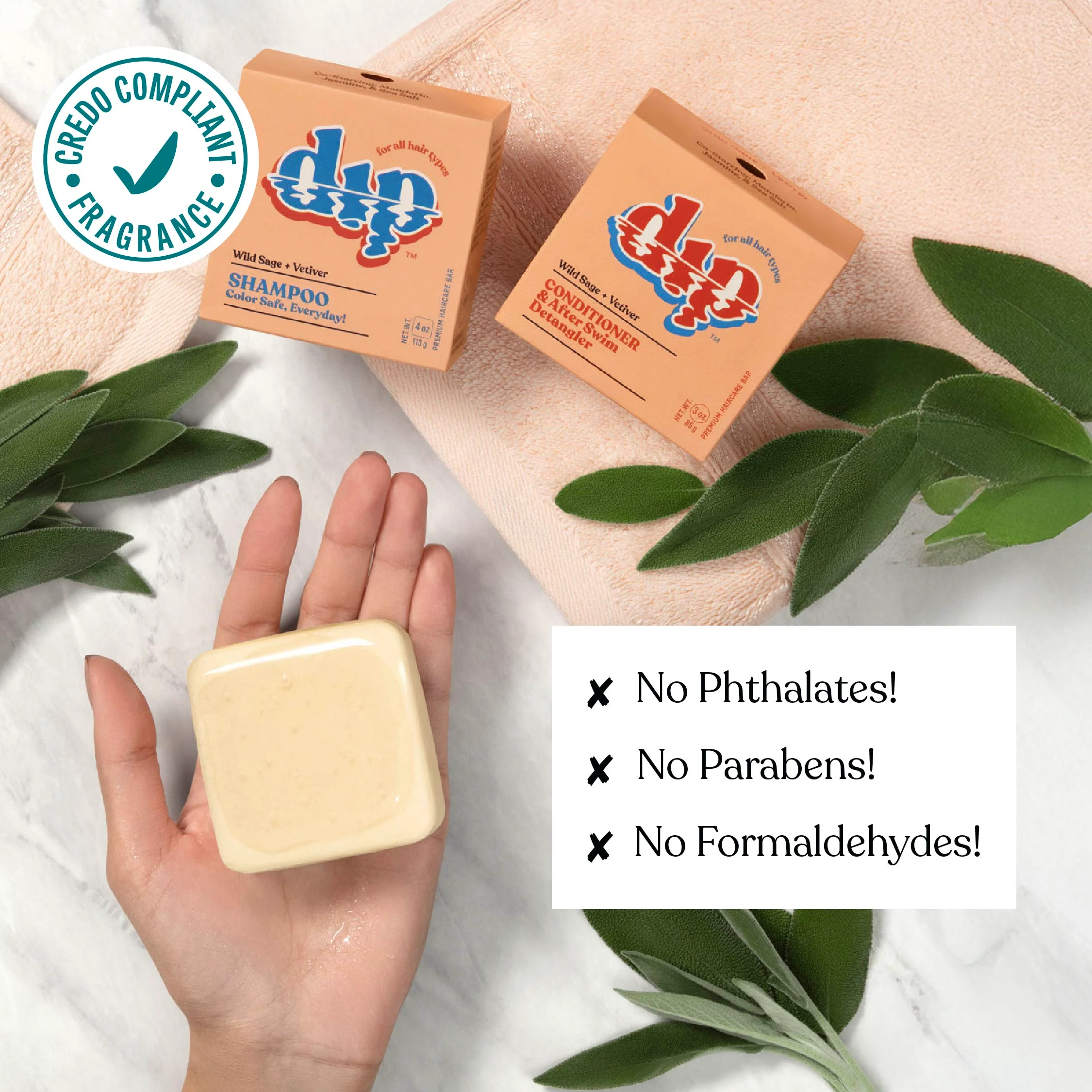 Color Safe Shampoo Bar for Every Day - Wild Sage & Vetiver - Image 5