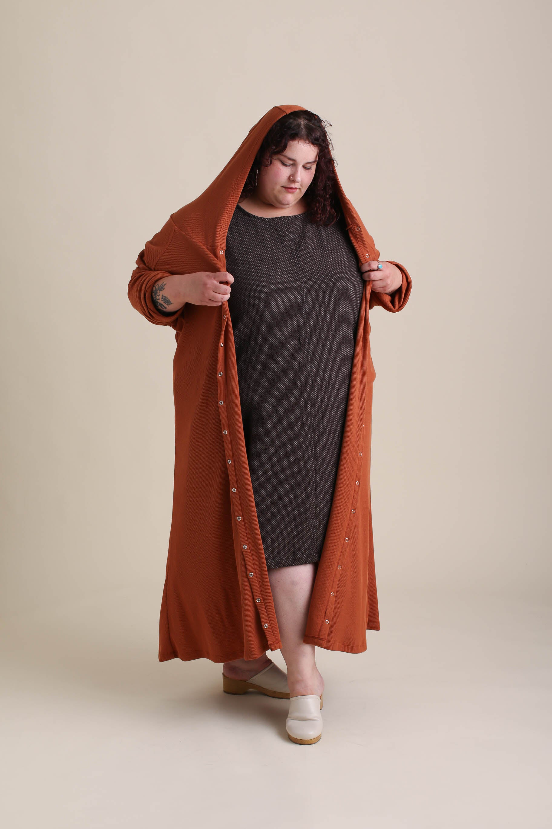 Compass Cardigan in Sepia - Image 2