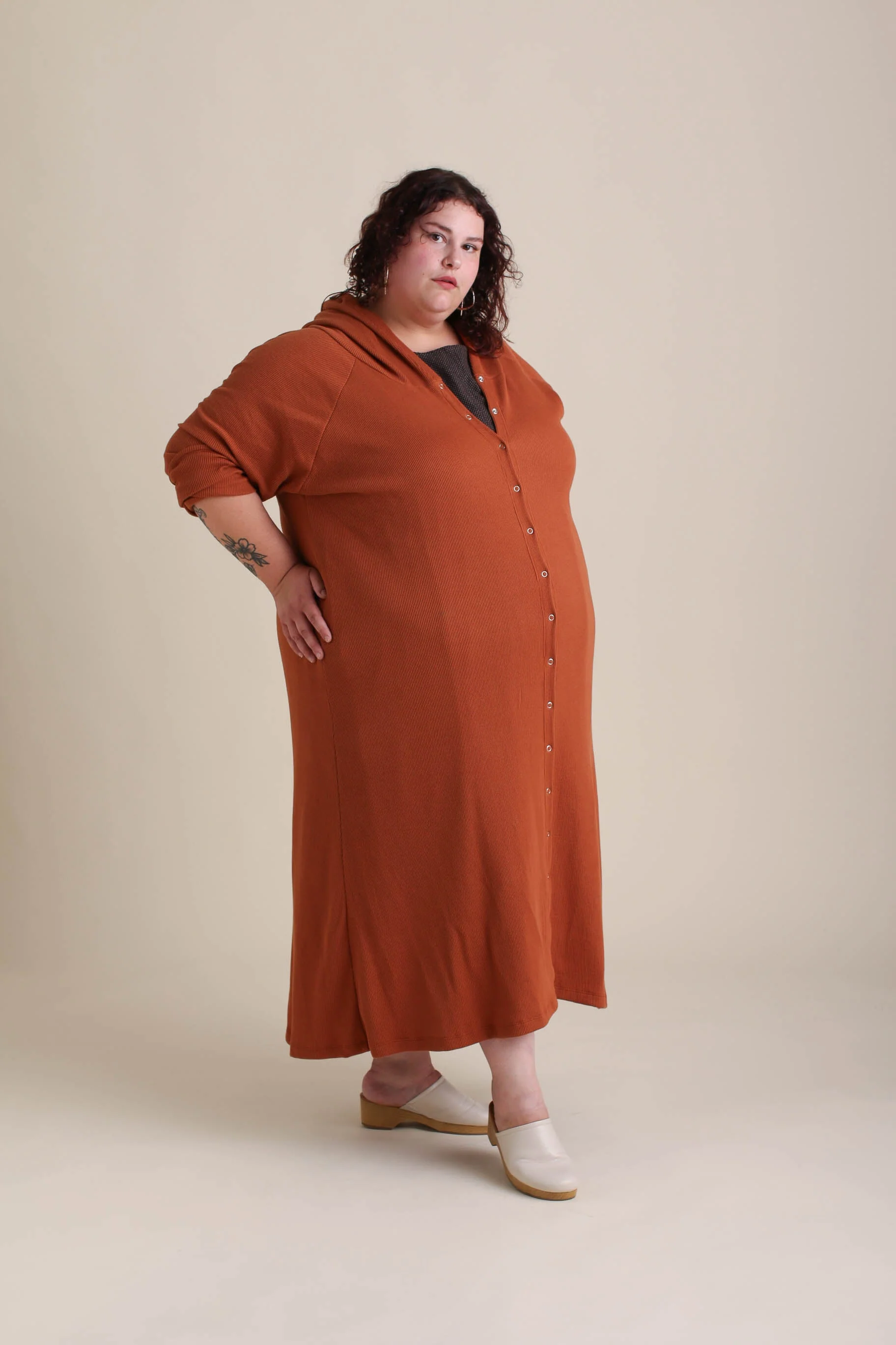 Compass Cardigan in Sepia - Image 3