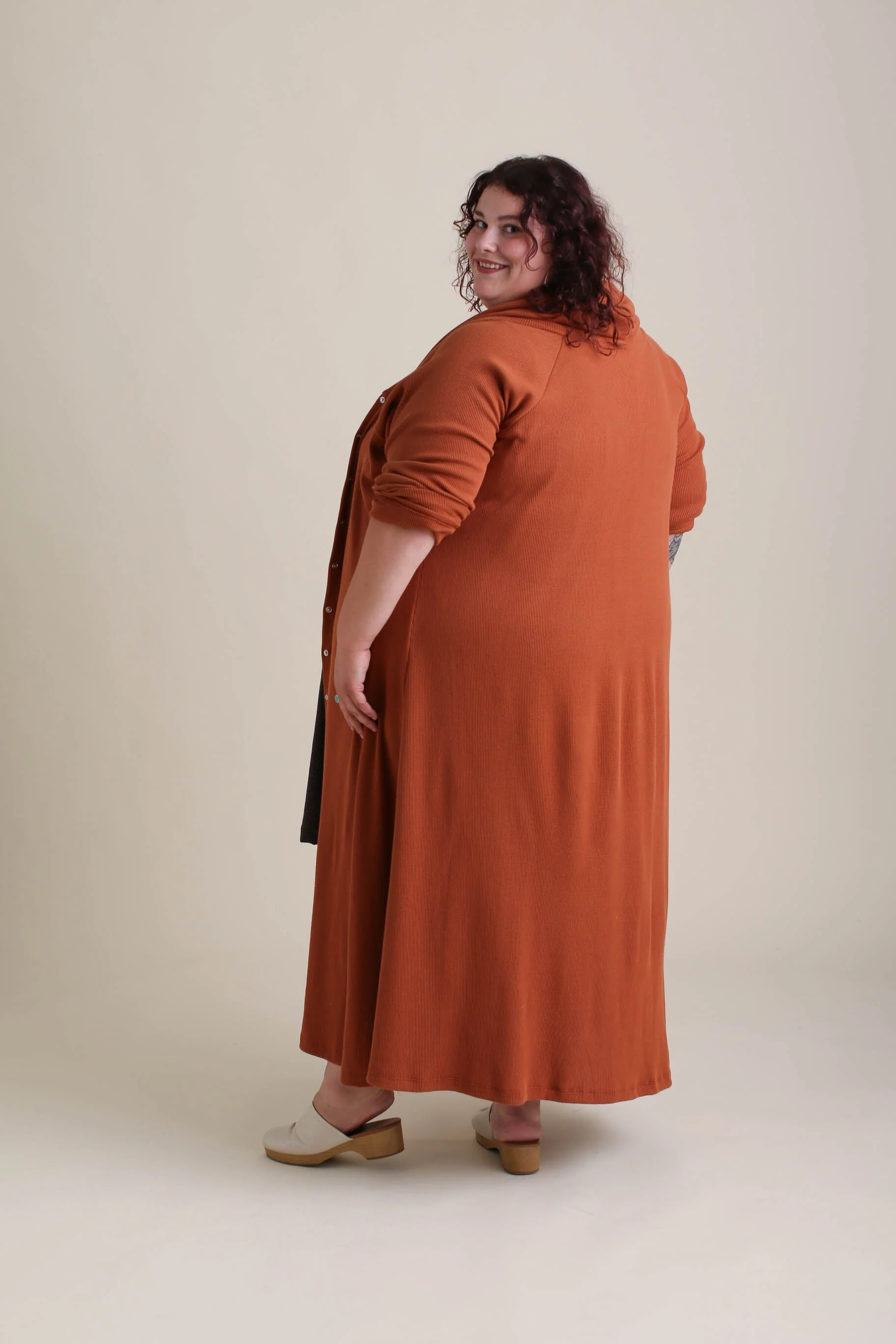 Compass Cardigan in Sepia - Image 4