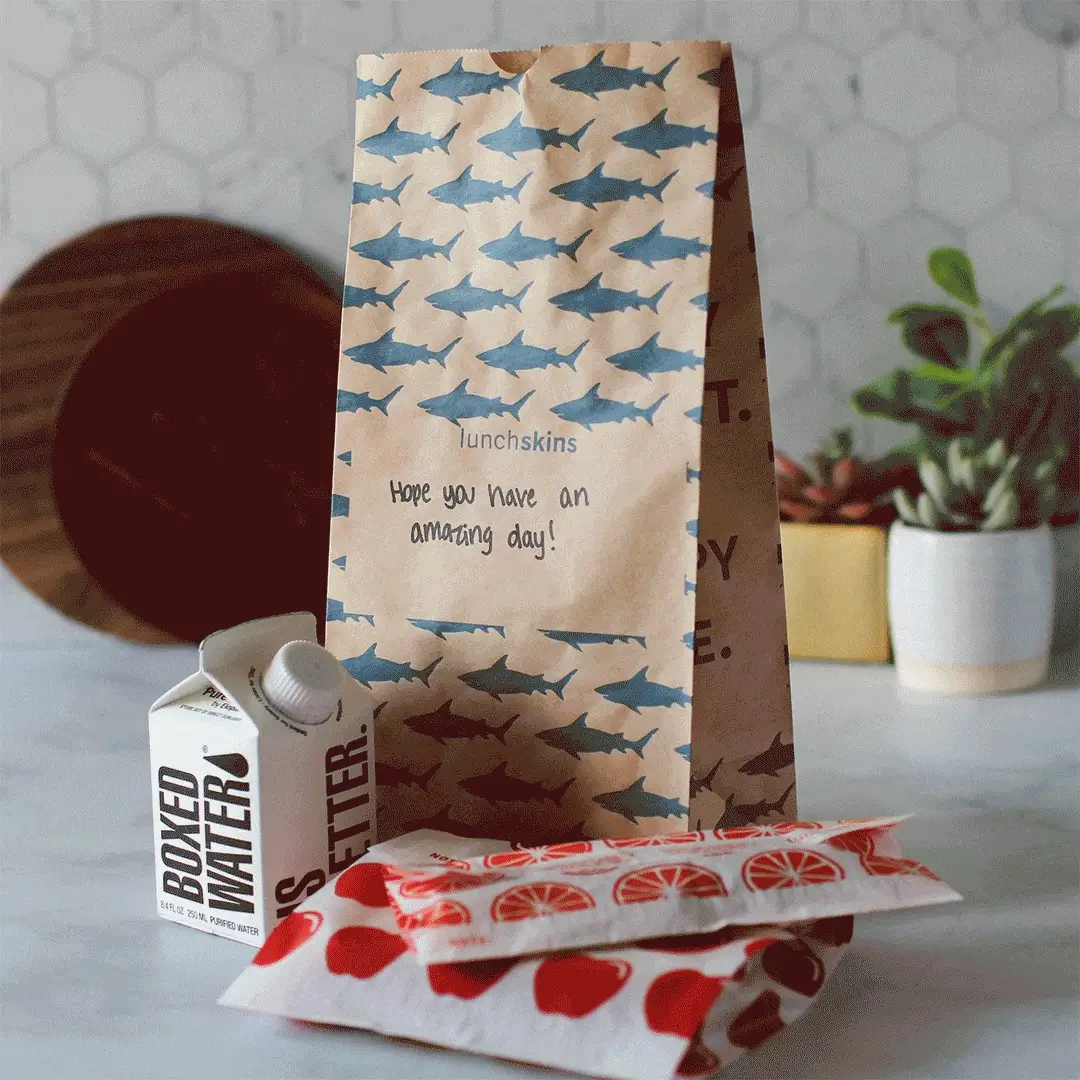 Compostable  Large Lunch Sacs - Image 2