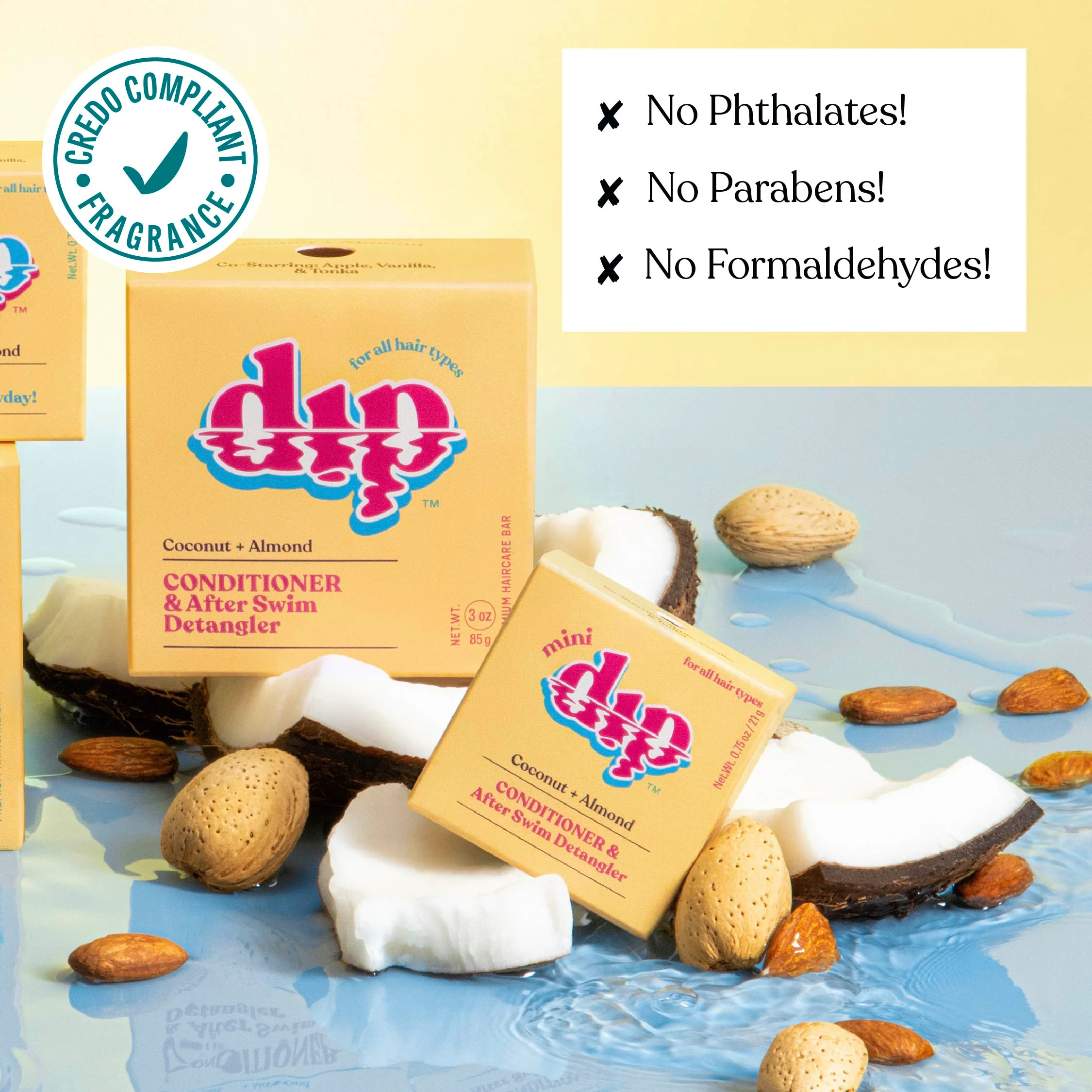 Conditioner Bar & After Swim Detangler - Coconut & Almond - Image 4