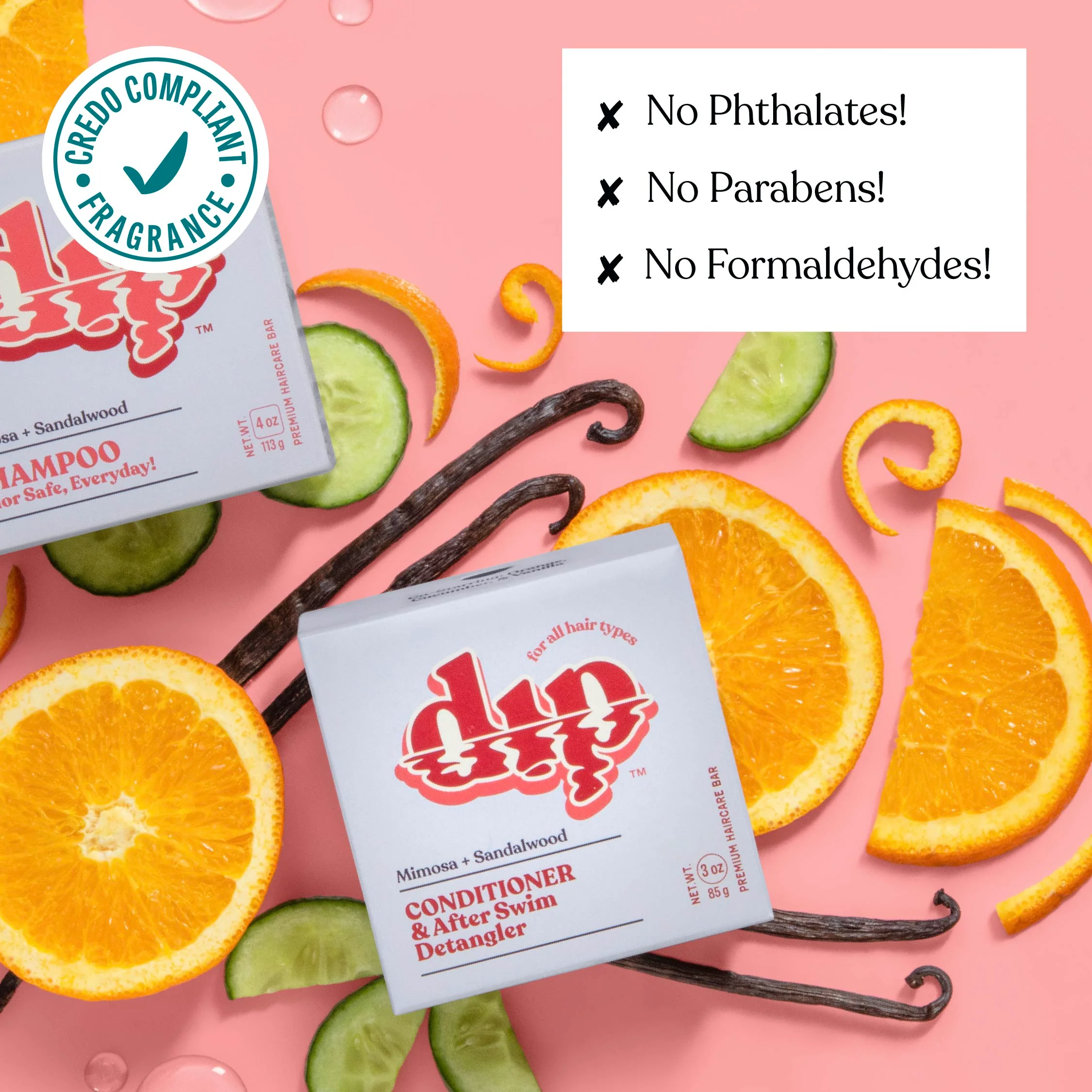 Conditioner Bar & After Swim Detangler - Mimosa & Sandalwood - Image 4