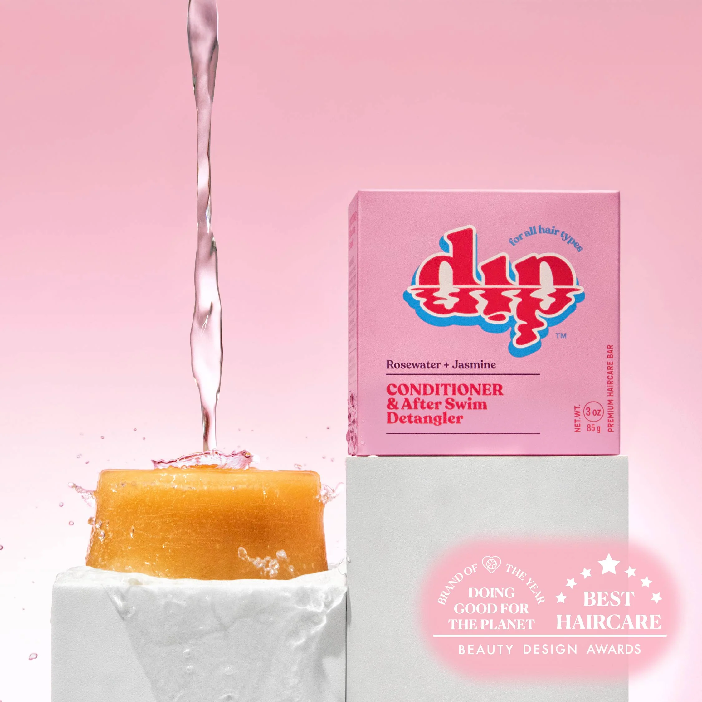Conditioner Bar & After Swim Detangler - Rosewater & Jasmine - Image 2