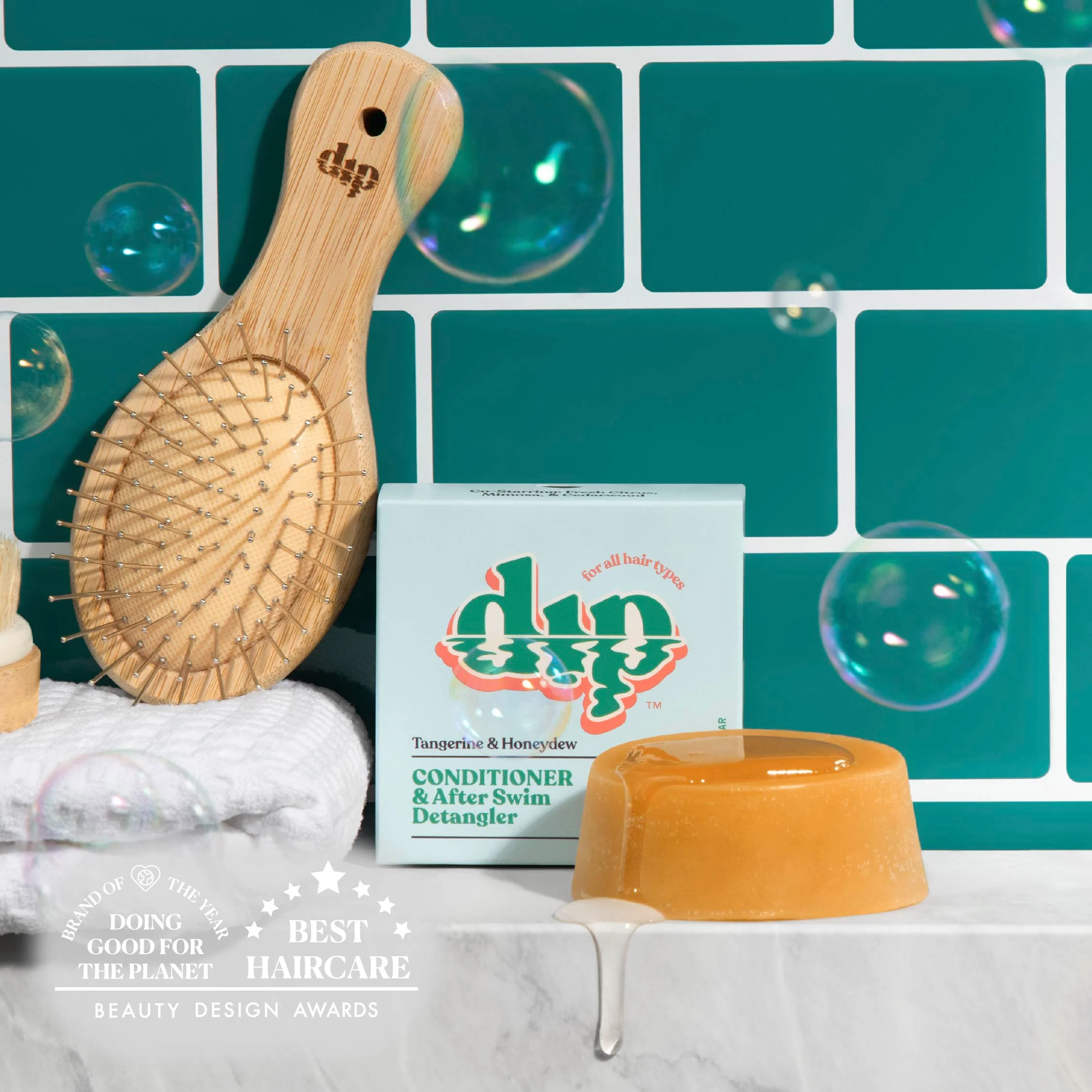 Conditioner Bar & After Swim Detangler - Tangerine & Honeydew - Image 2