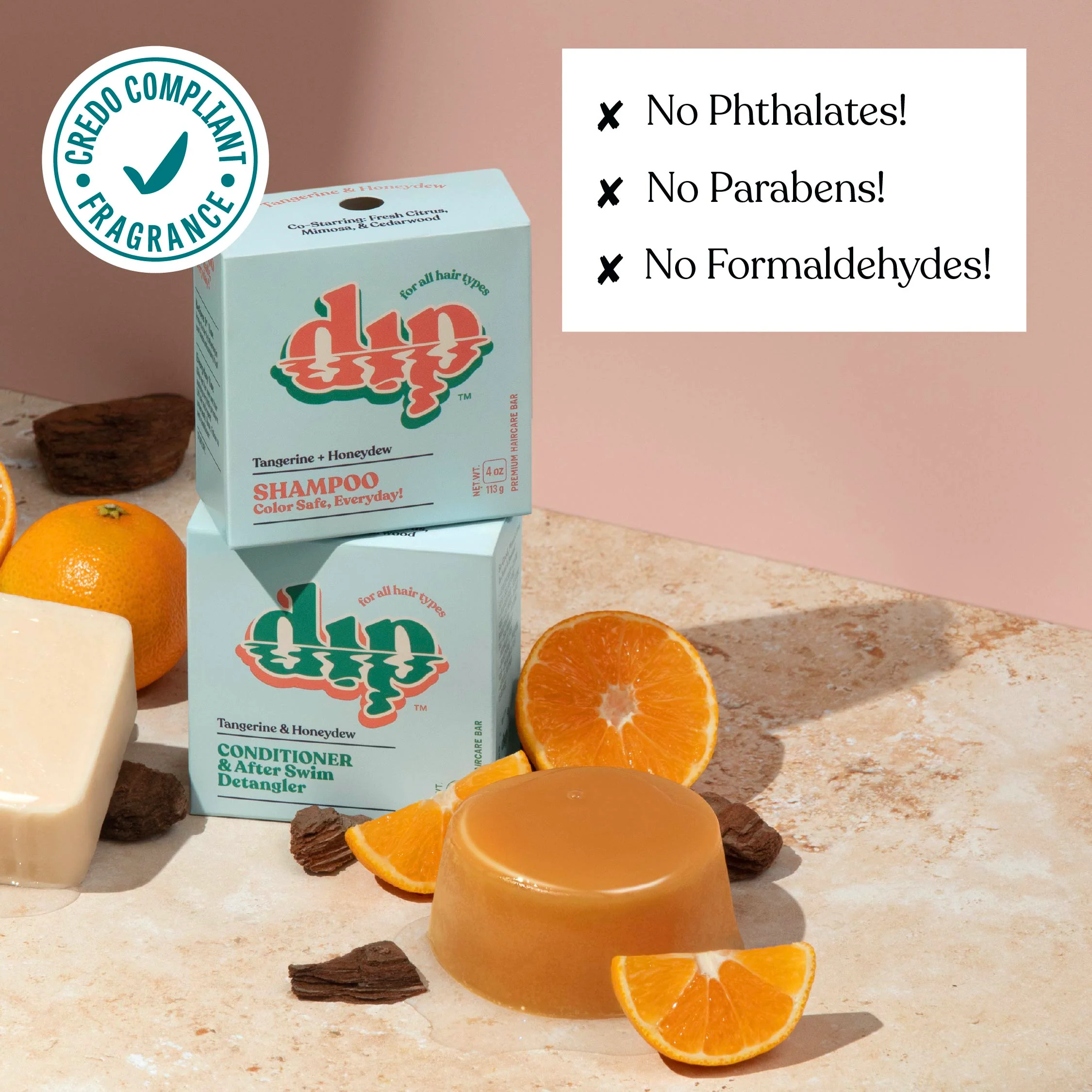 Conditioner Bar & After Swim Detangler - Tangerine & Honeydew - Image 4
