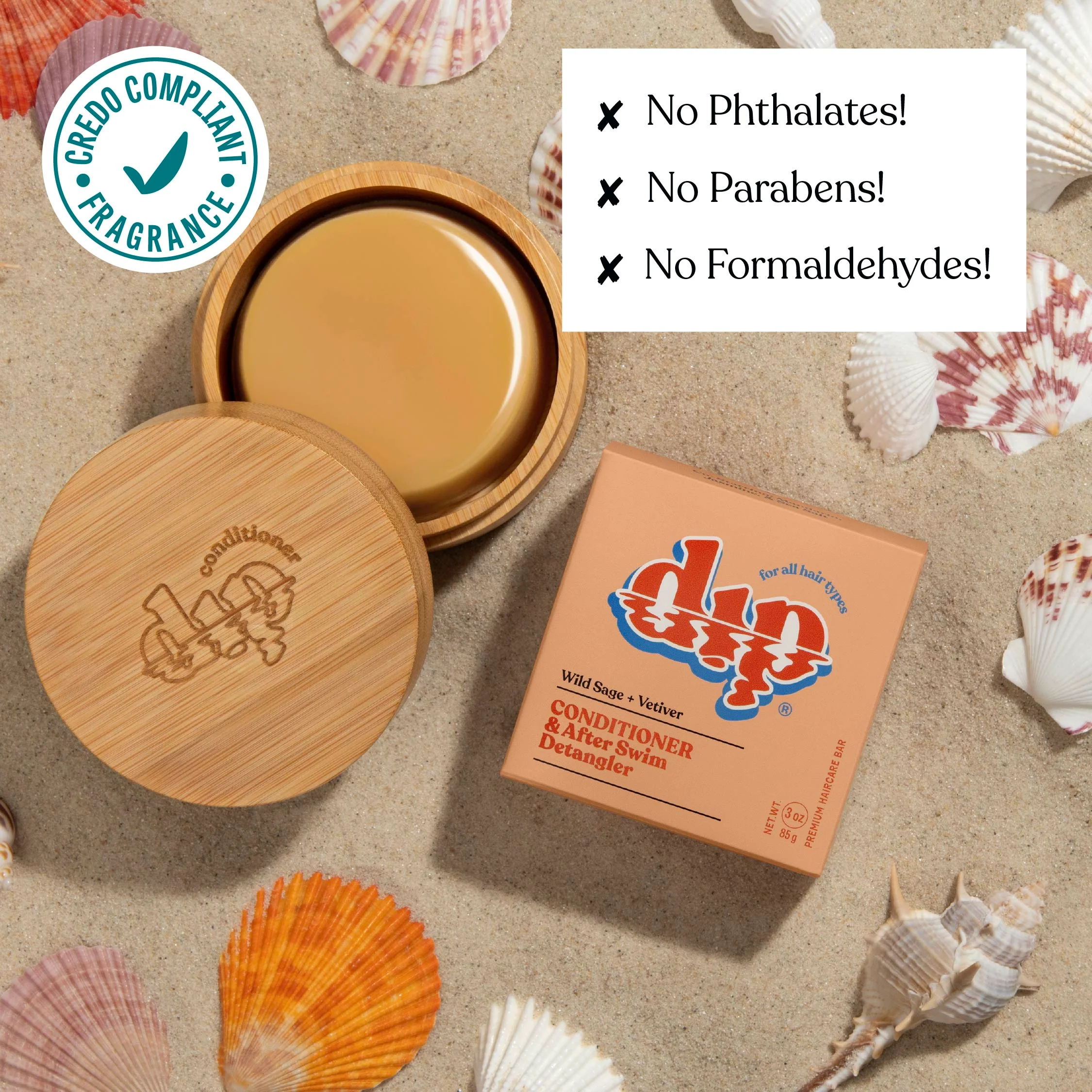 Conditioner Bar & After Swim Detangler - Wild Sage & Vetiver - Image 4