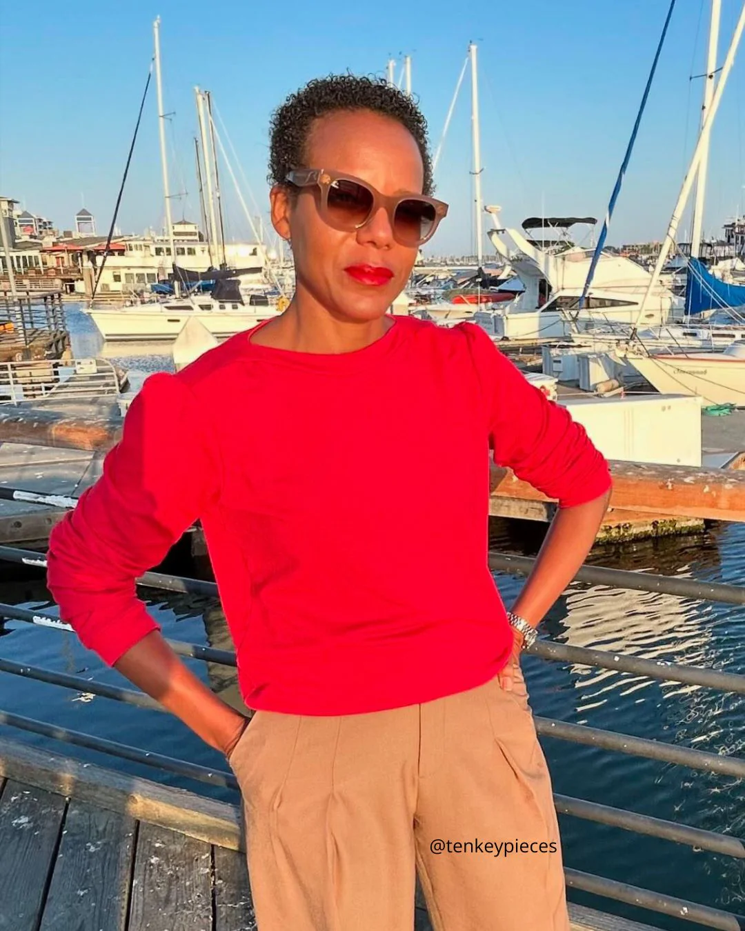 Cora Sweatshirt - Tomato Red - Image 4
