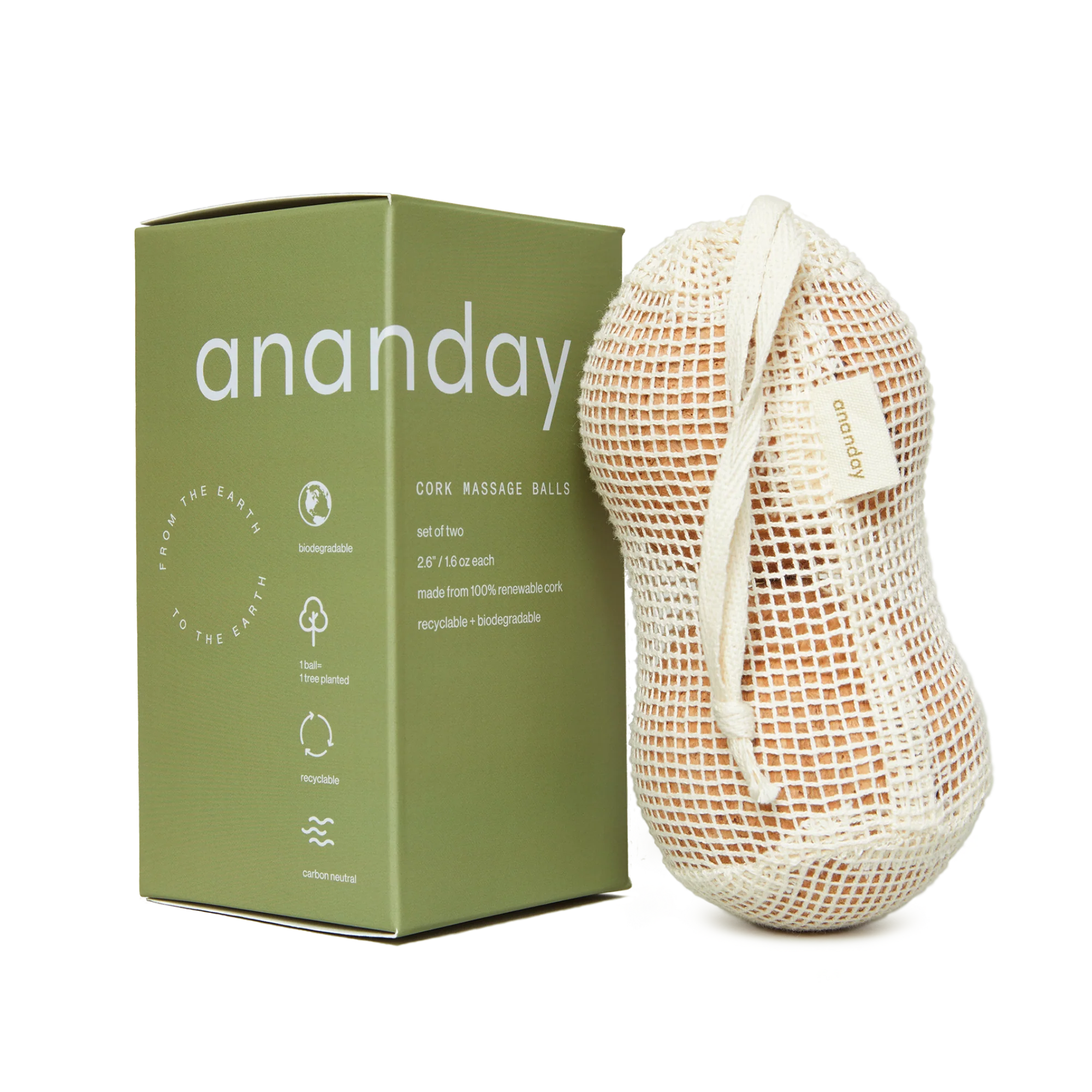 Cork Massage Ball Set - Image 2