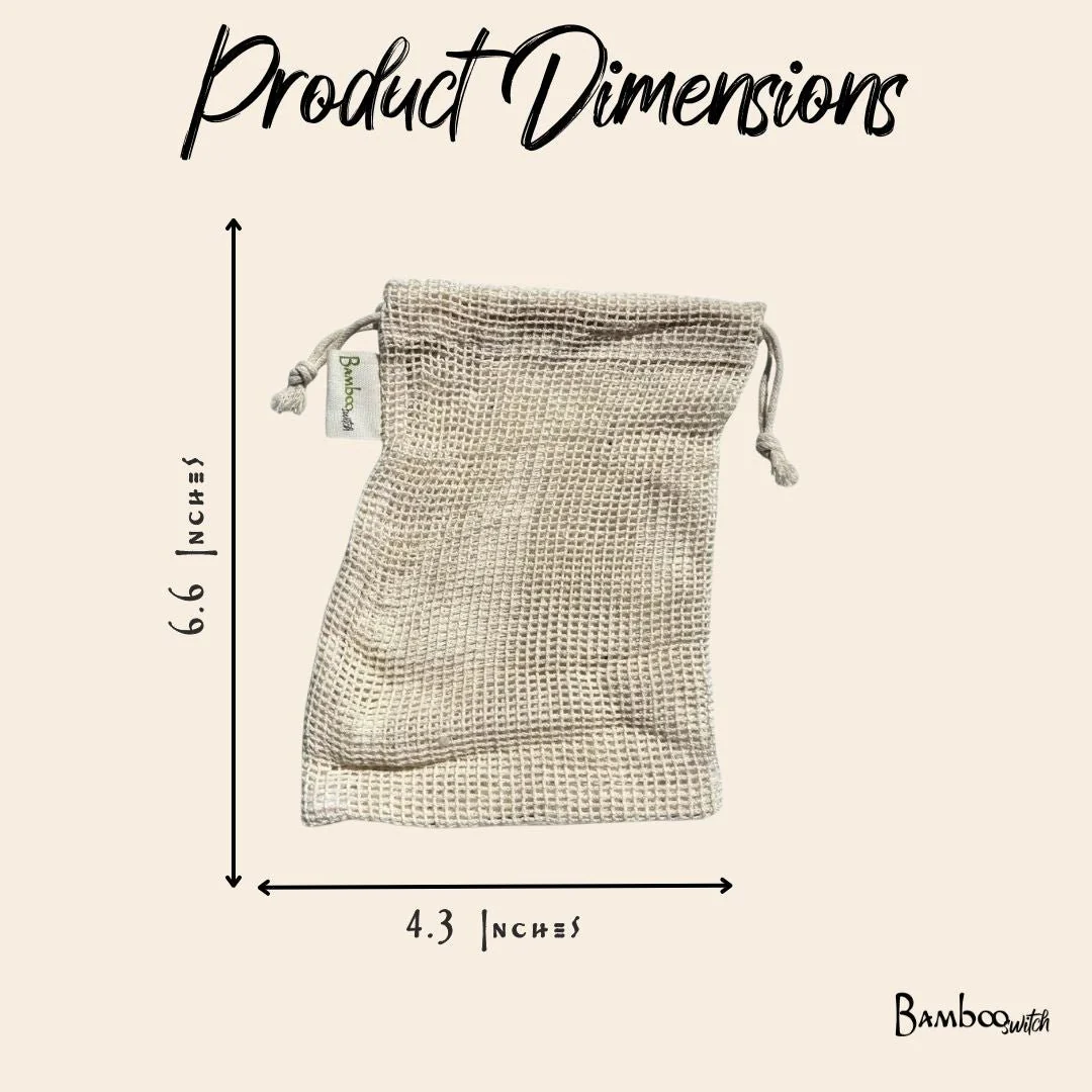 Cotton Mesh Wash Bag - Image 4