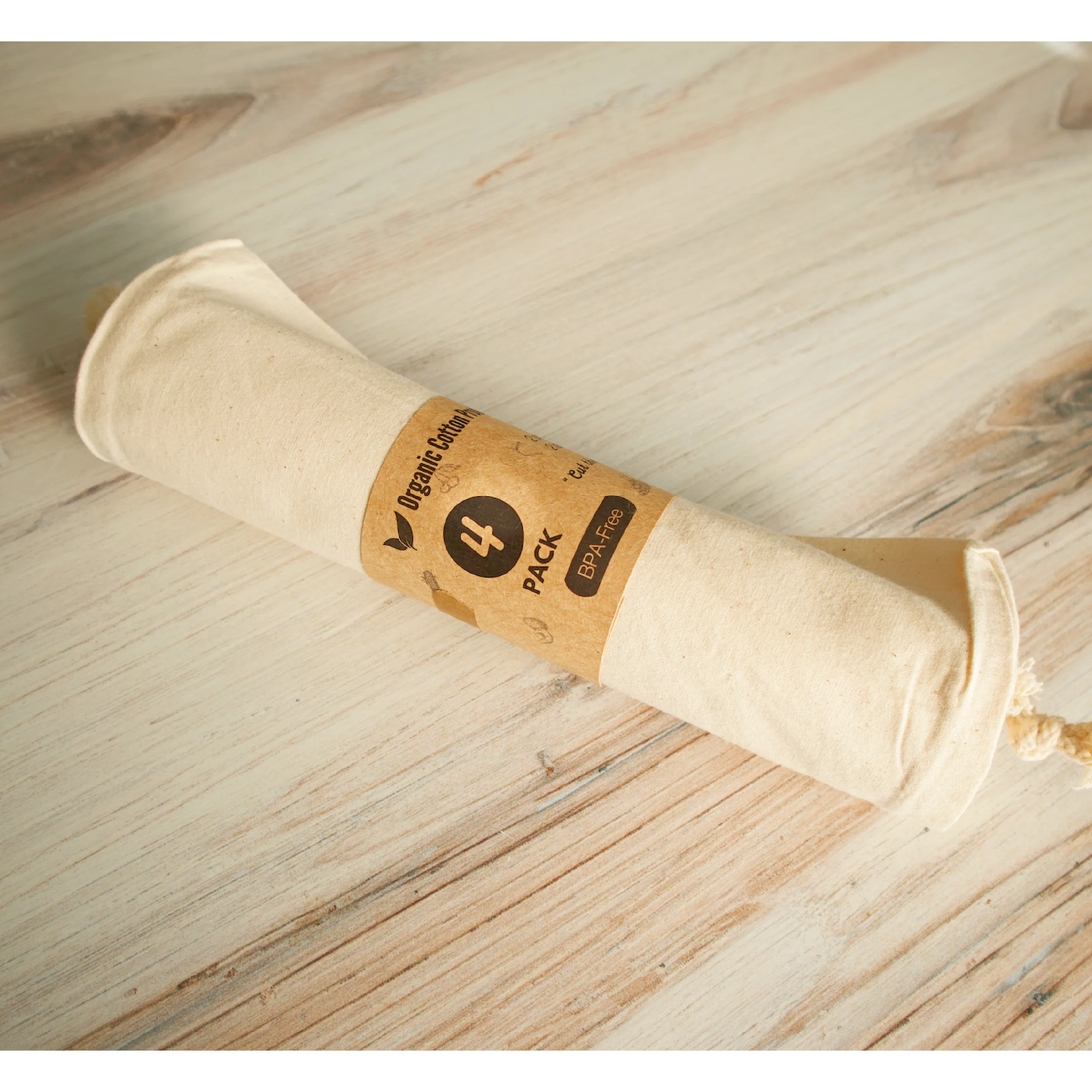 Cotton Produce Bags (Set of 4) - Image 2