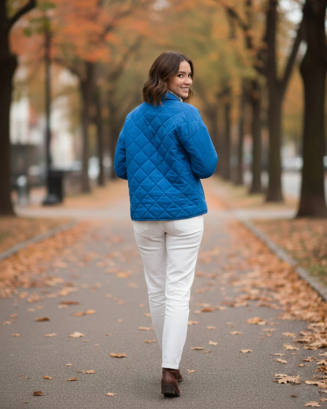 Countryside Quilted Jacket - Cobalt PRE-ORDER - Image 6