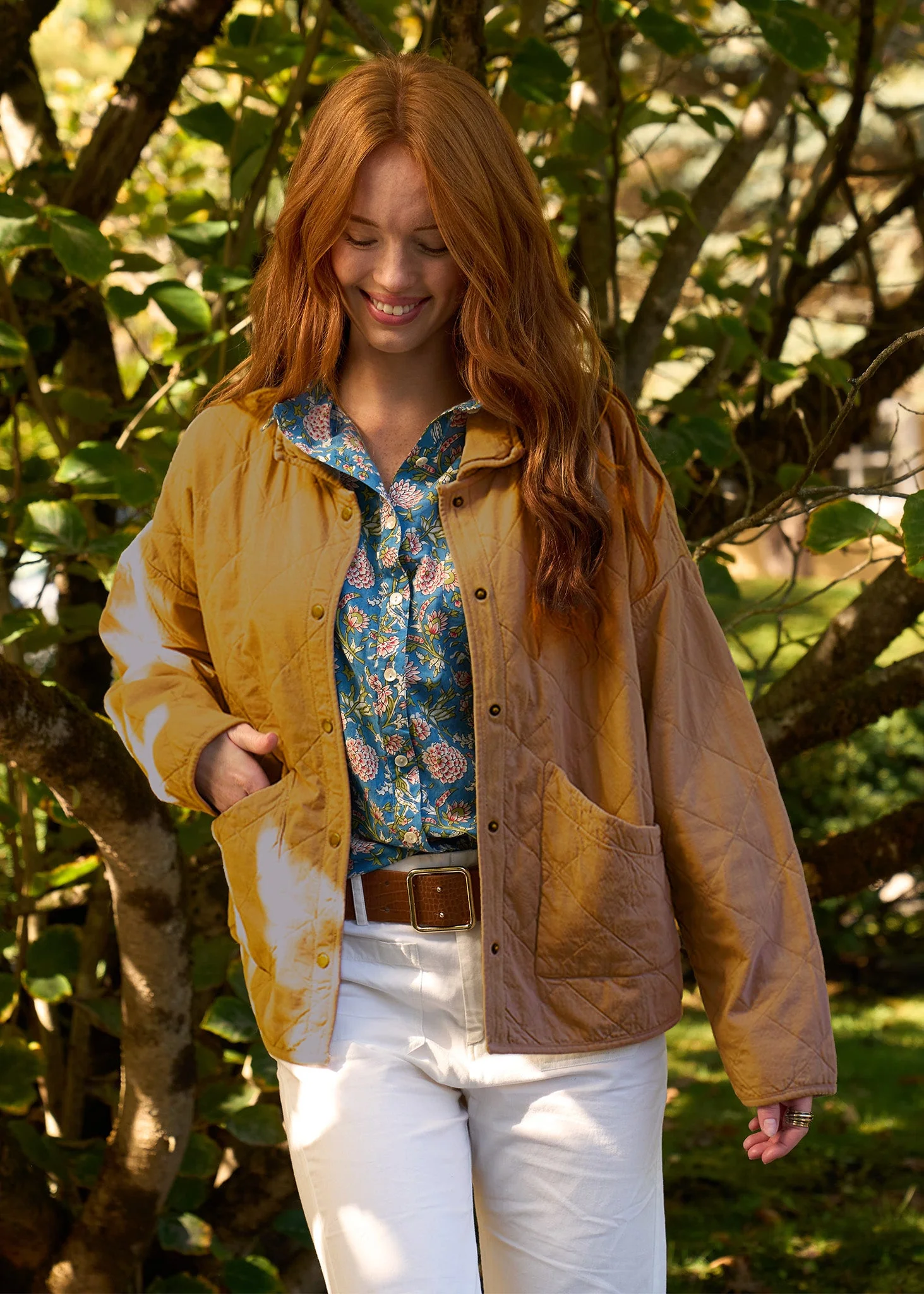 Countryside Quilted Jacket - Honeycomb PRE-ORDER - Image 4
