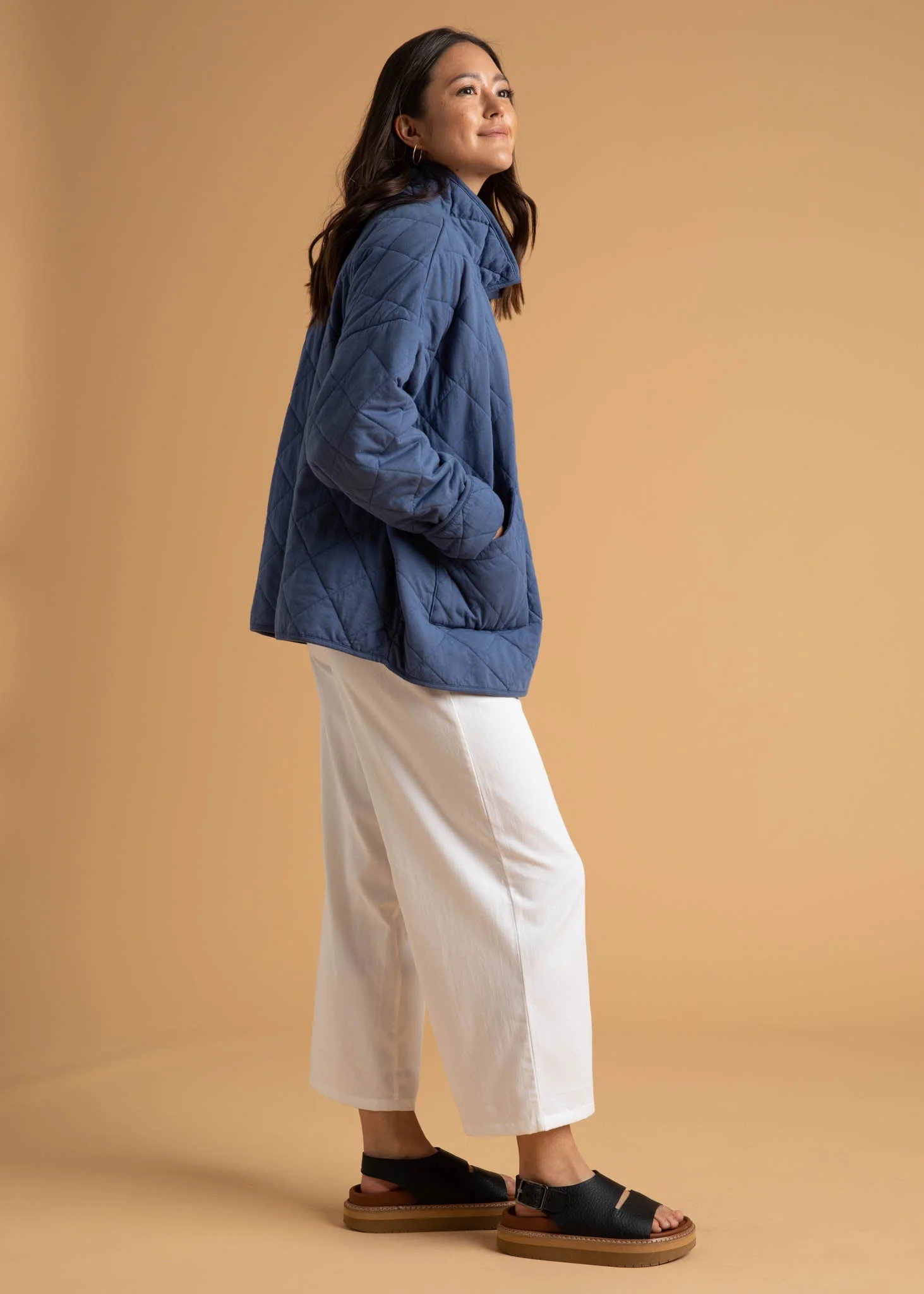 Countryside Quilted Jacket - Inky Blue - Image 14