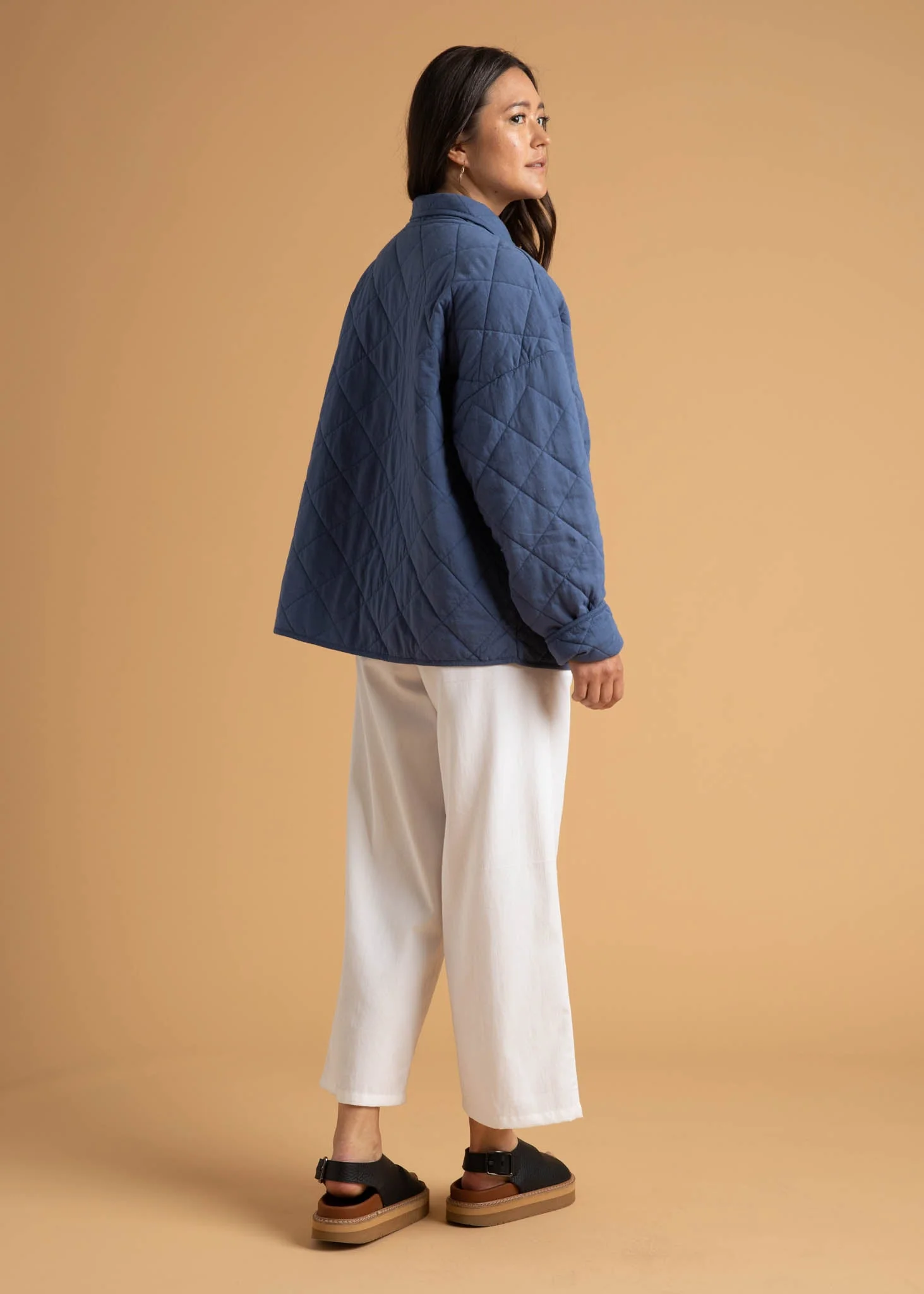Countryside Quilted Jacket - Inky Blue - Image 16