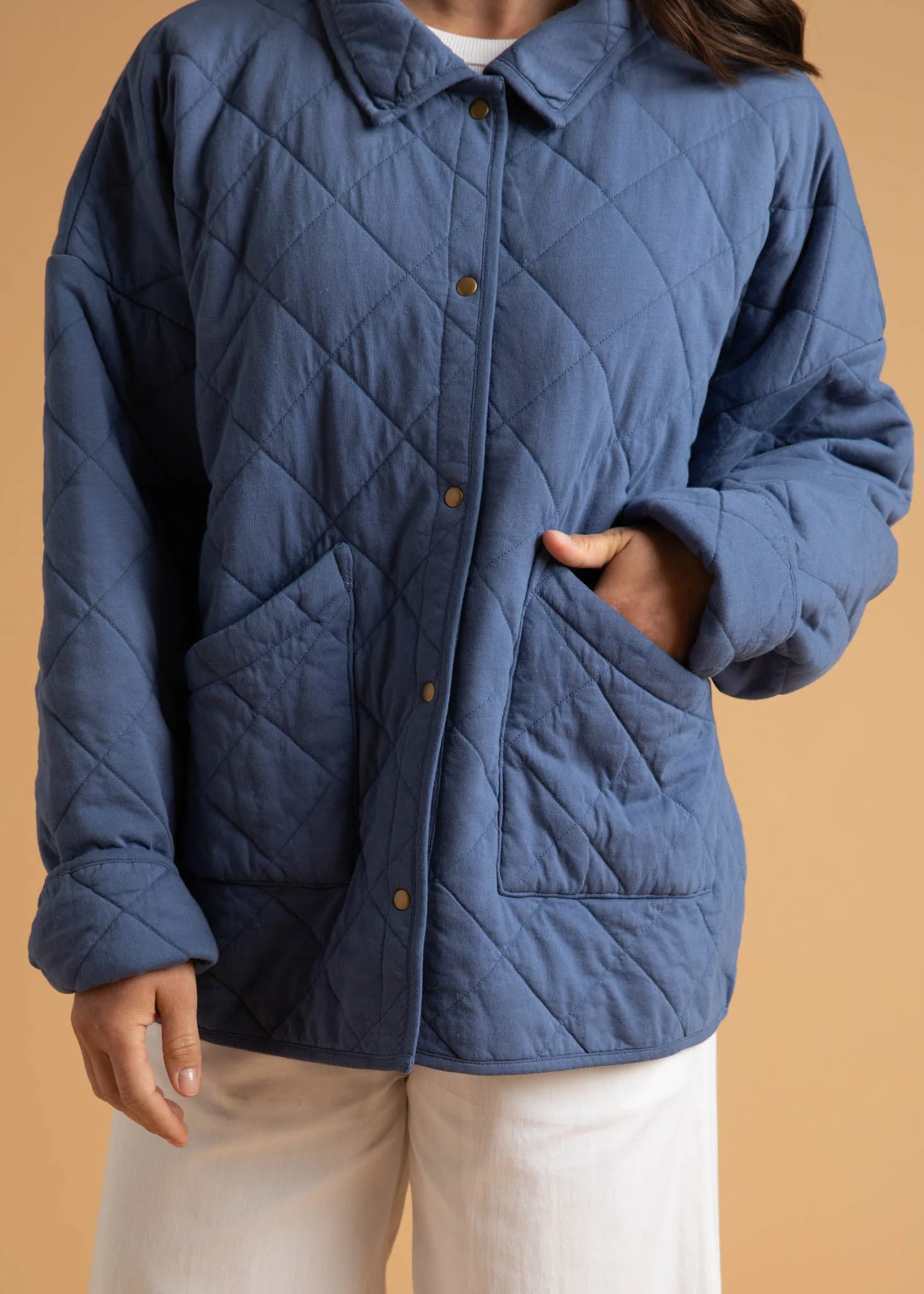 Countryside Quilted Jacket - Inky Blue - Image 17