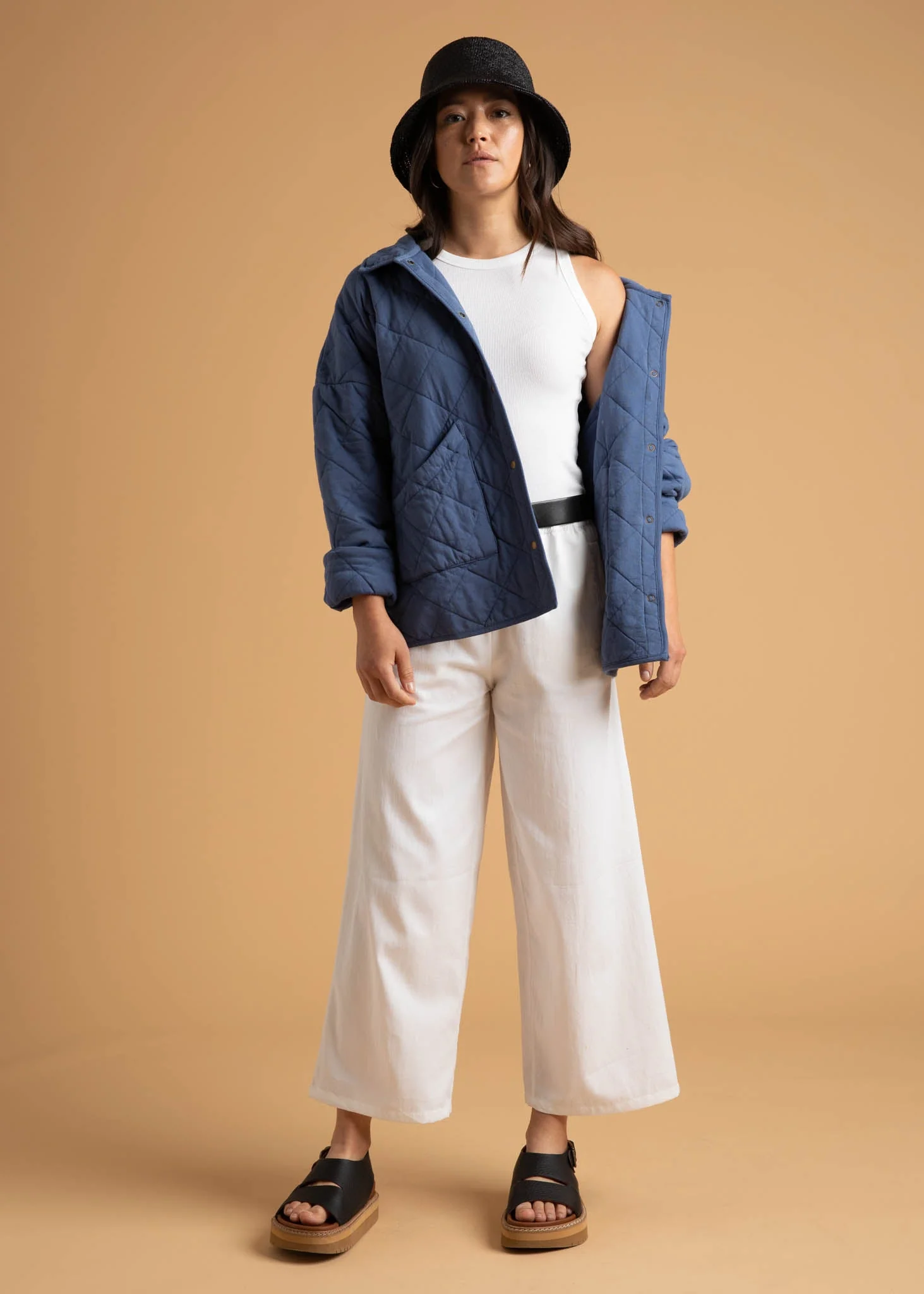 Countryside Quilted Jacket - Inky Blue - Image 18