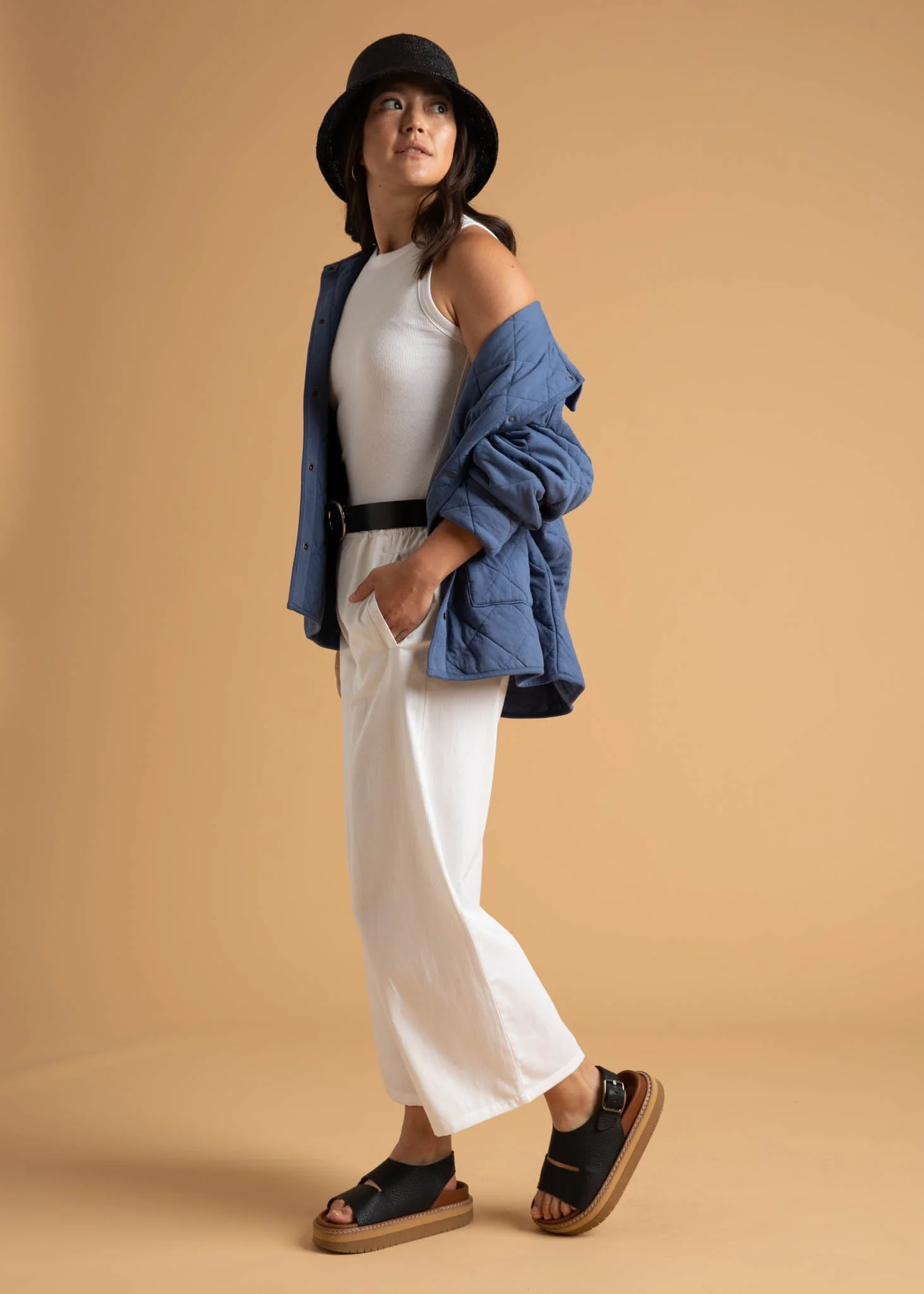 Countryside Quilted Jacket - Inky Blue - Image 19