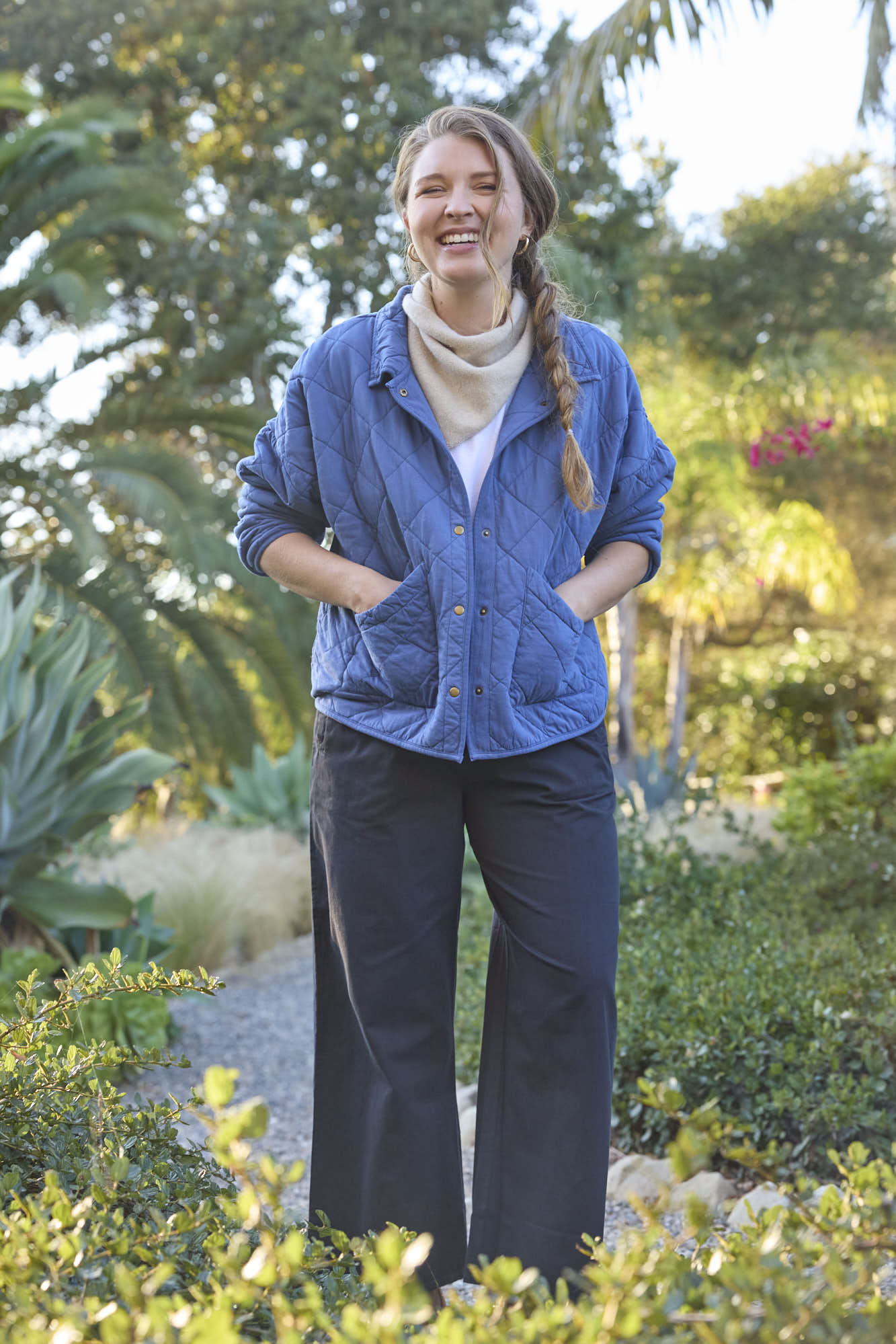 Countryside Quilted Jacket - Inky Blue - Image 3