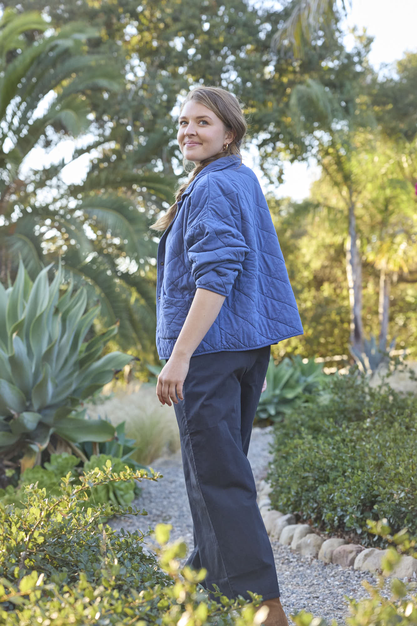 Countryside Quilted Jacket - Inky Blue - Image 4