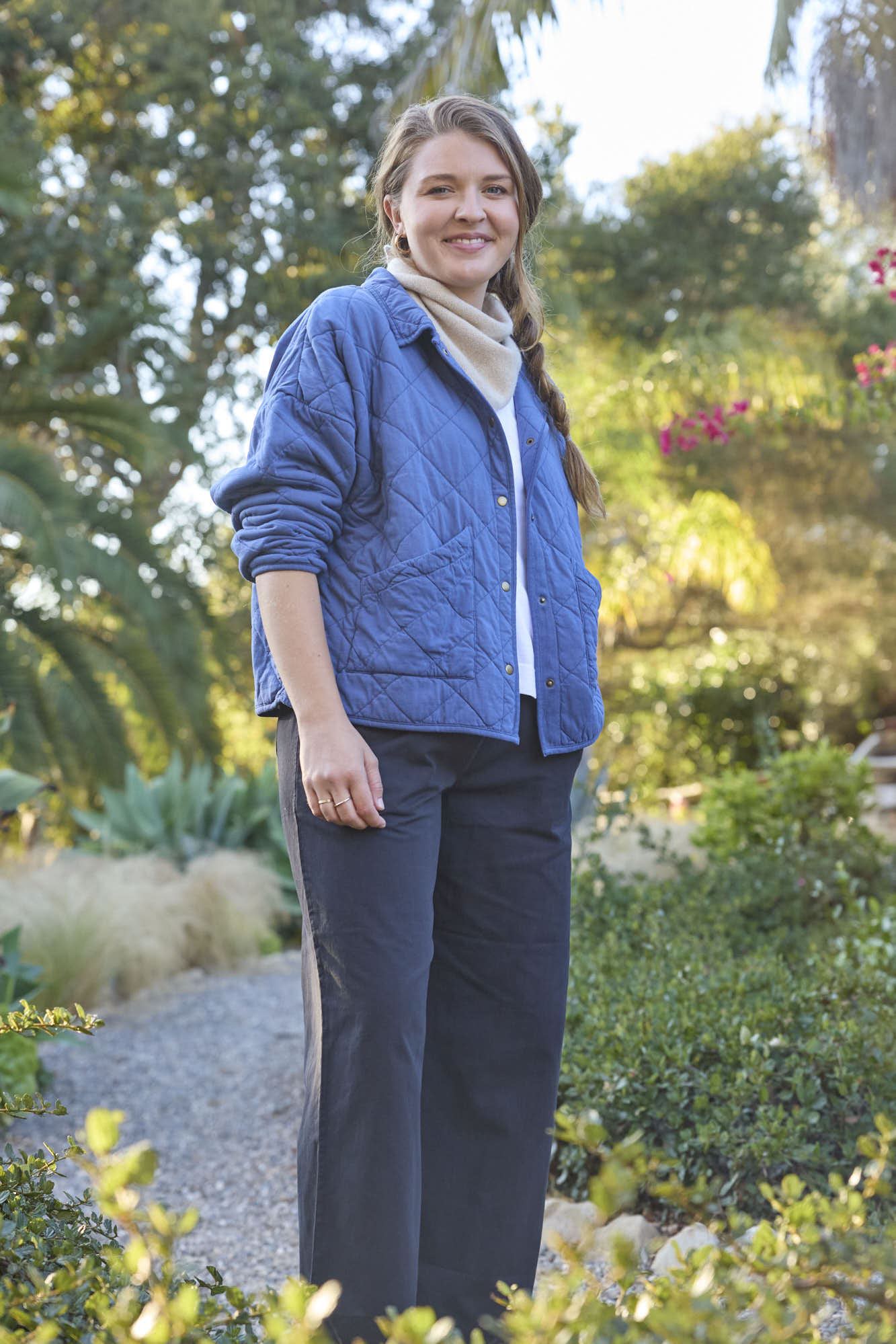 Countryside Quilted Jacket - Inky Blue - Image 7