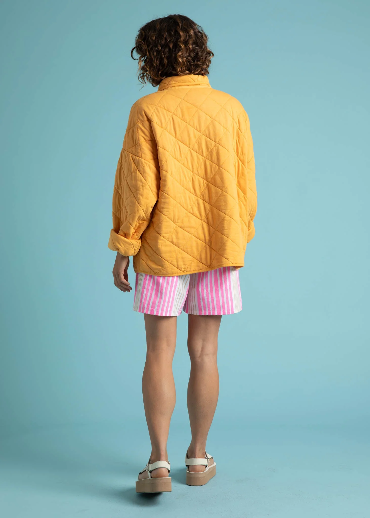 Countryside Quilted Jacket - Mango - Image 12