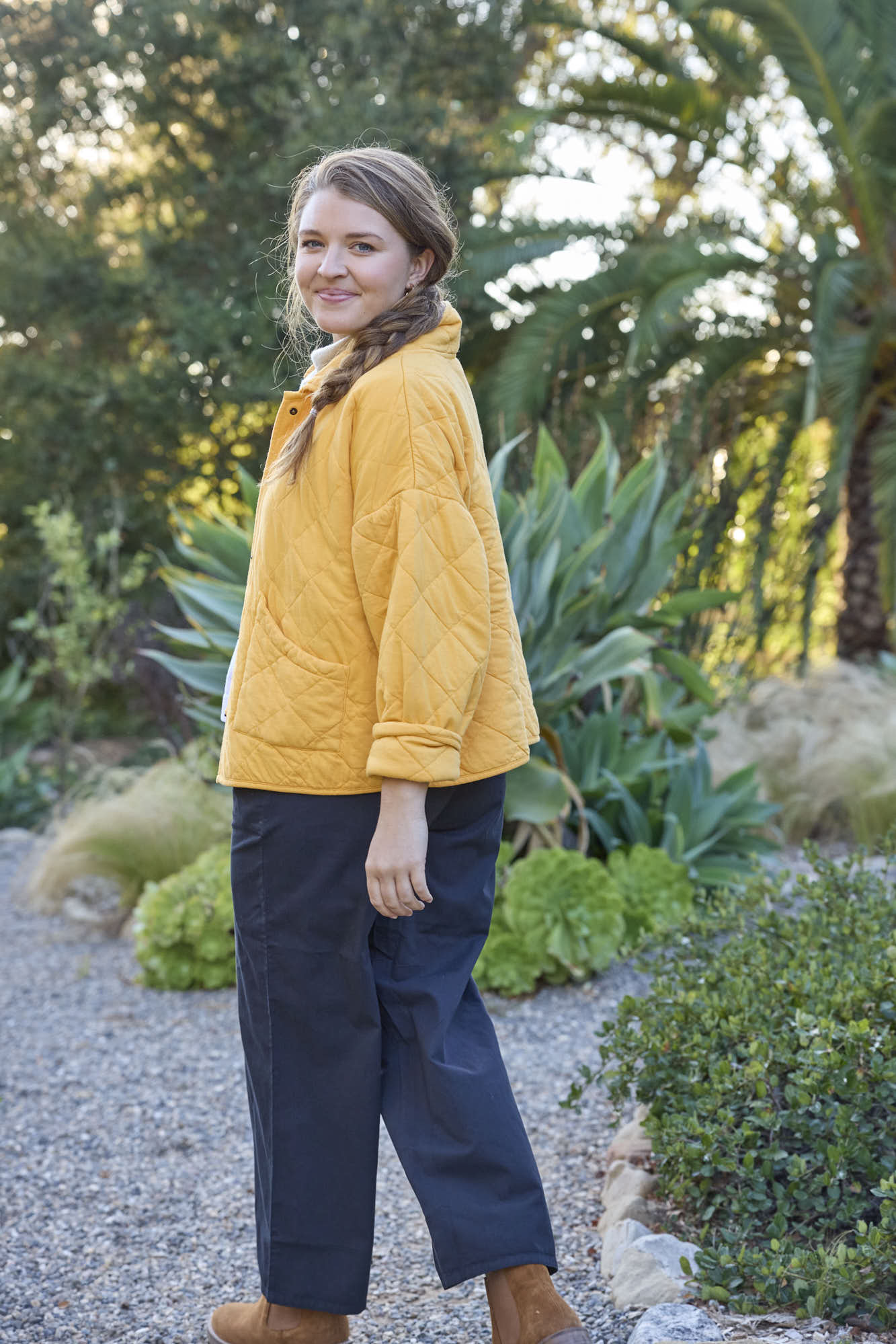 Countryside Quilted Jacket - Mango - Image 6