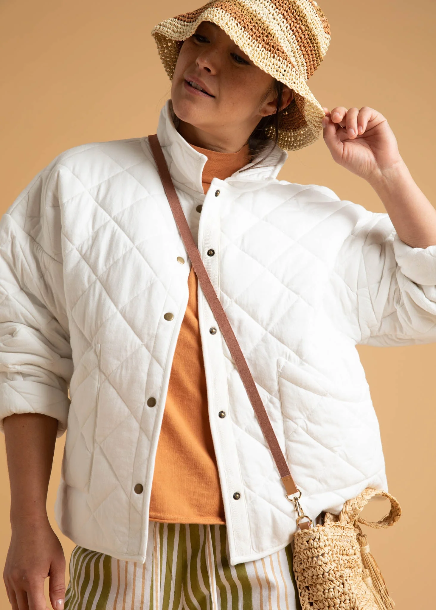 Countryside Quilted Jacket - Natural - Image 4