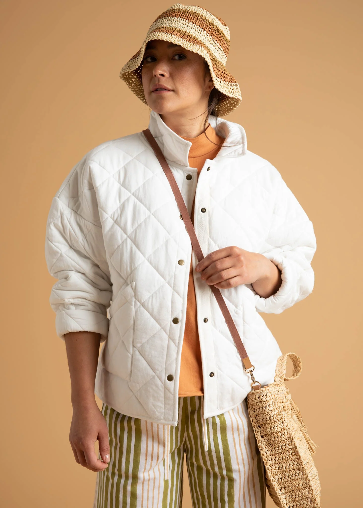 Countryside Quilted Jacket - Natural - Image 5