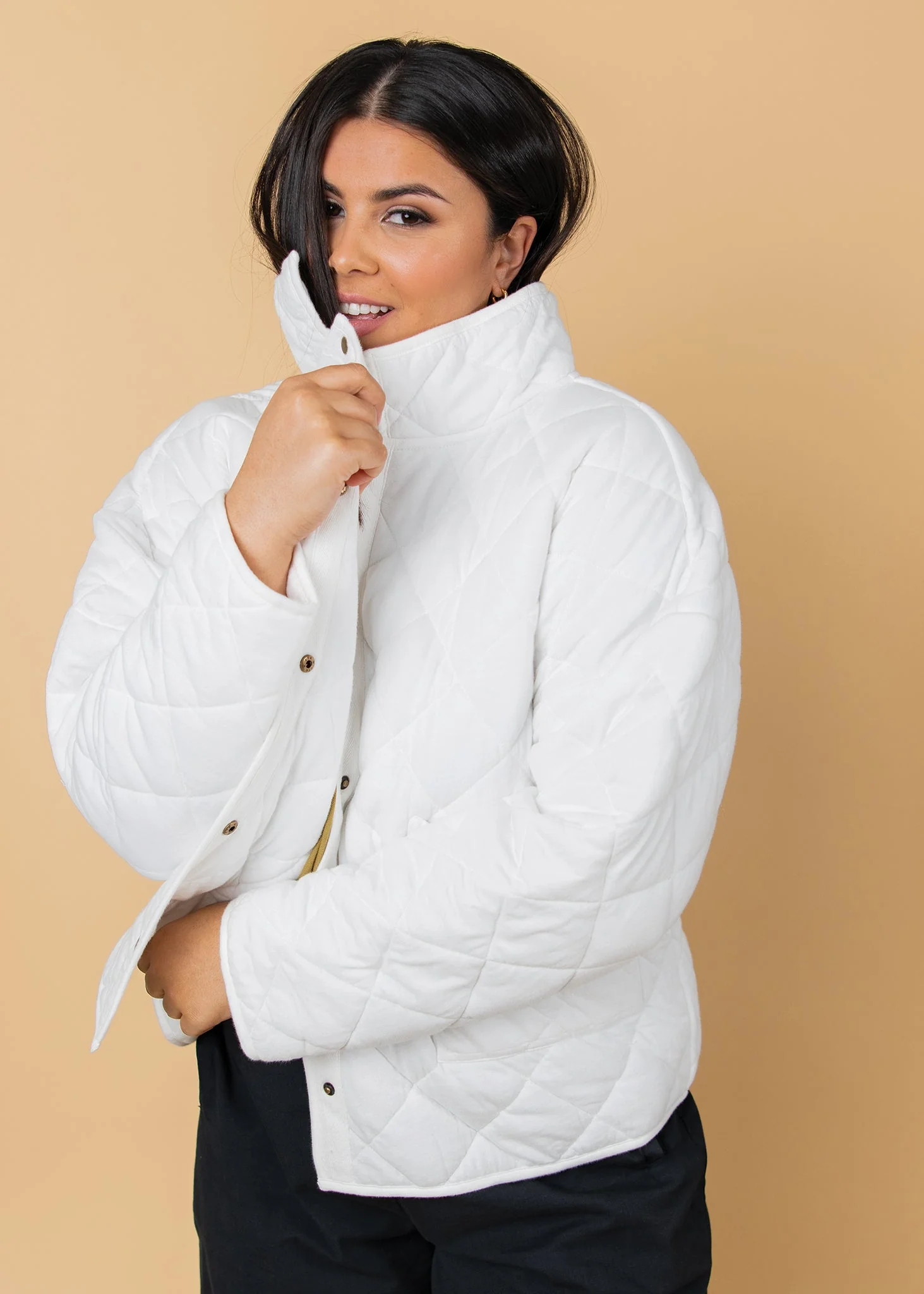 Countryside Quilted Jacket - Natural - Image 7