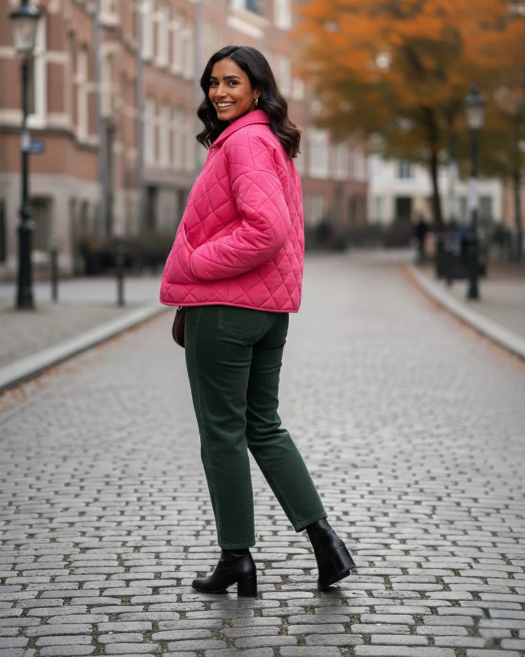 Countryside Quilted Jacket - Neon Pink PRE-ORDER - Image 2