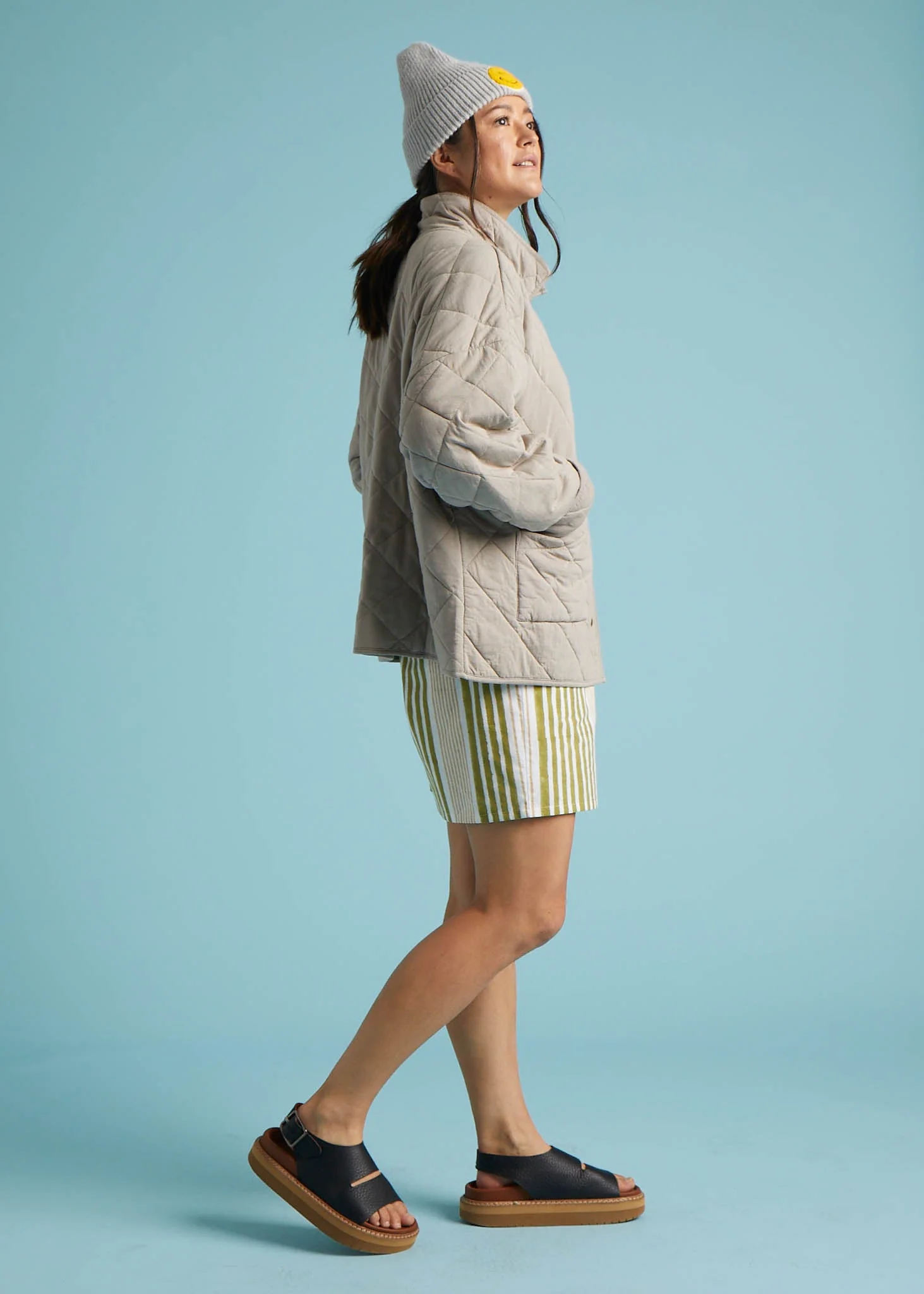 Countryside Quilted Jacket - Pebble - Image 18