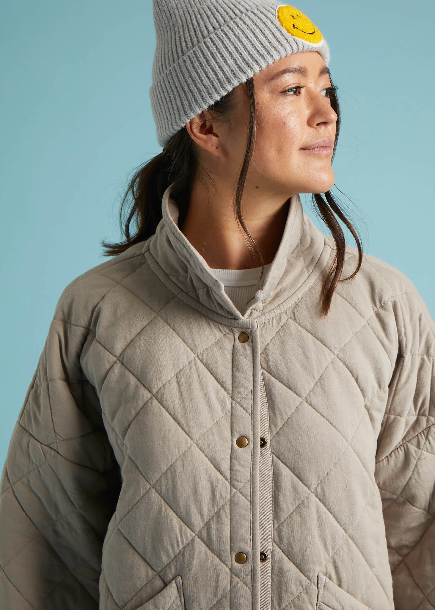 Countryside Quilted Jacket - Pebble - Image 19
