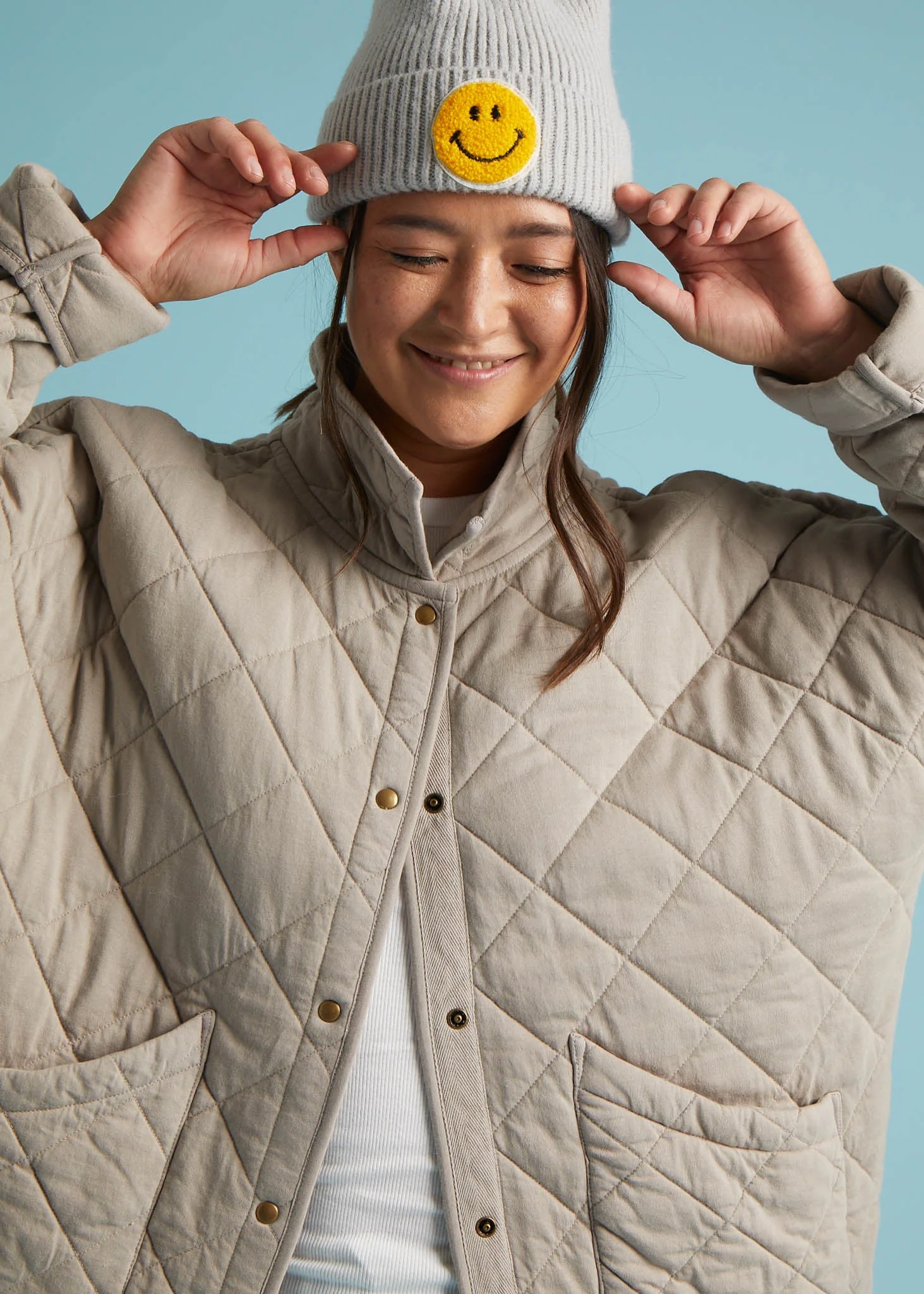 Countryside Quilted Jacket - Pebble - Image 20